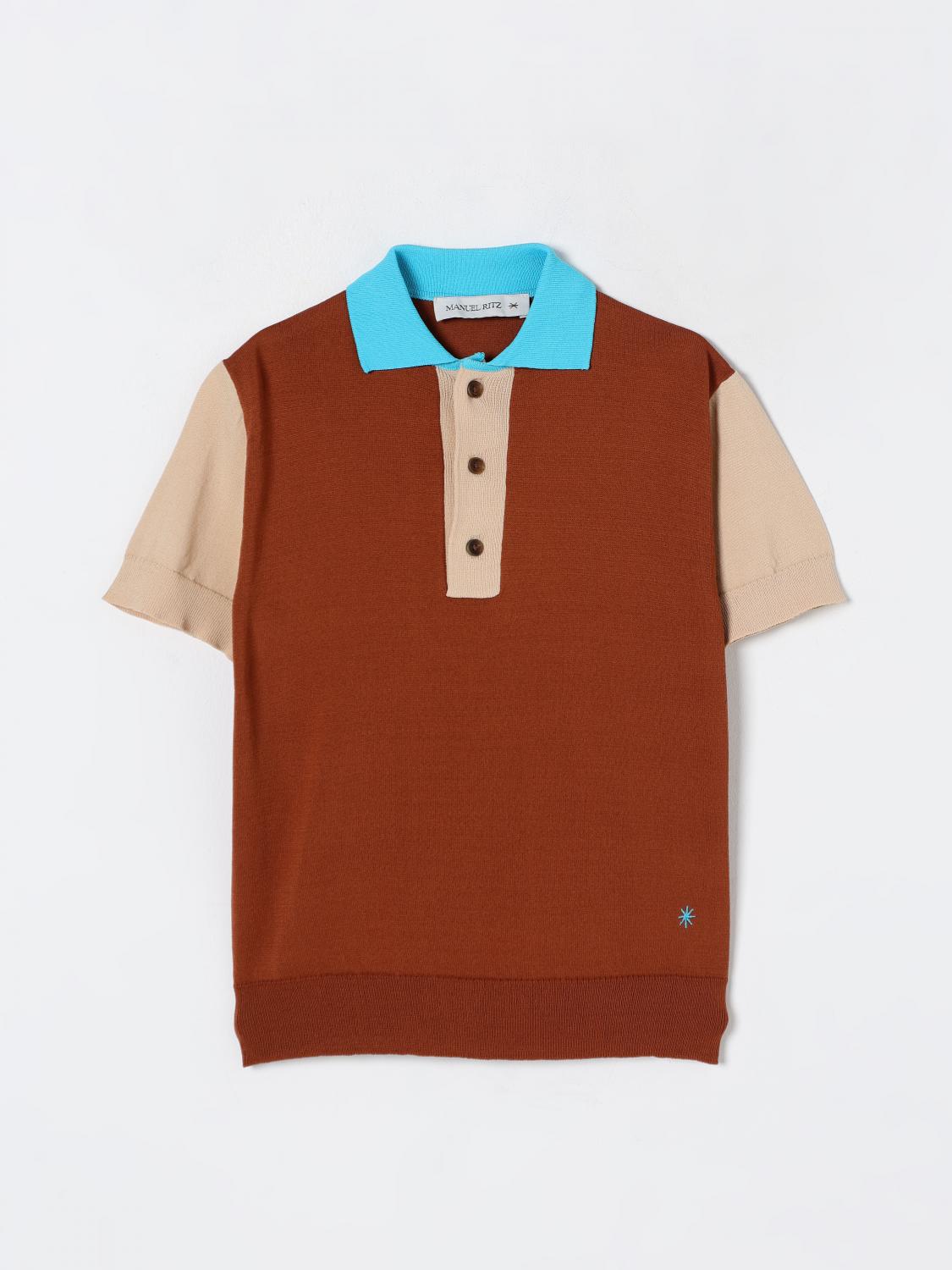 MANUEL RITZ POLO: Polo kinder Manuel Ritz, Braun - Img 1