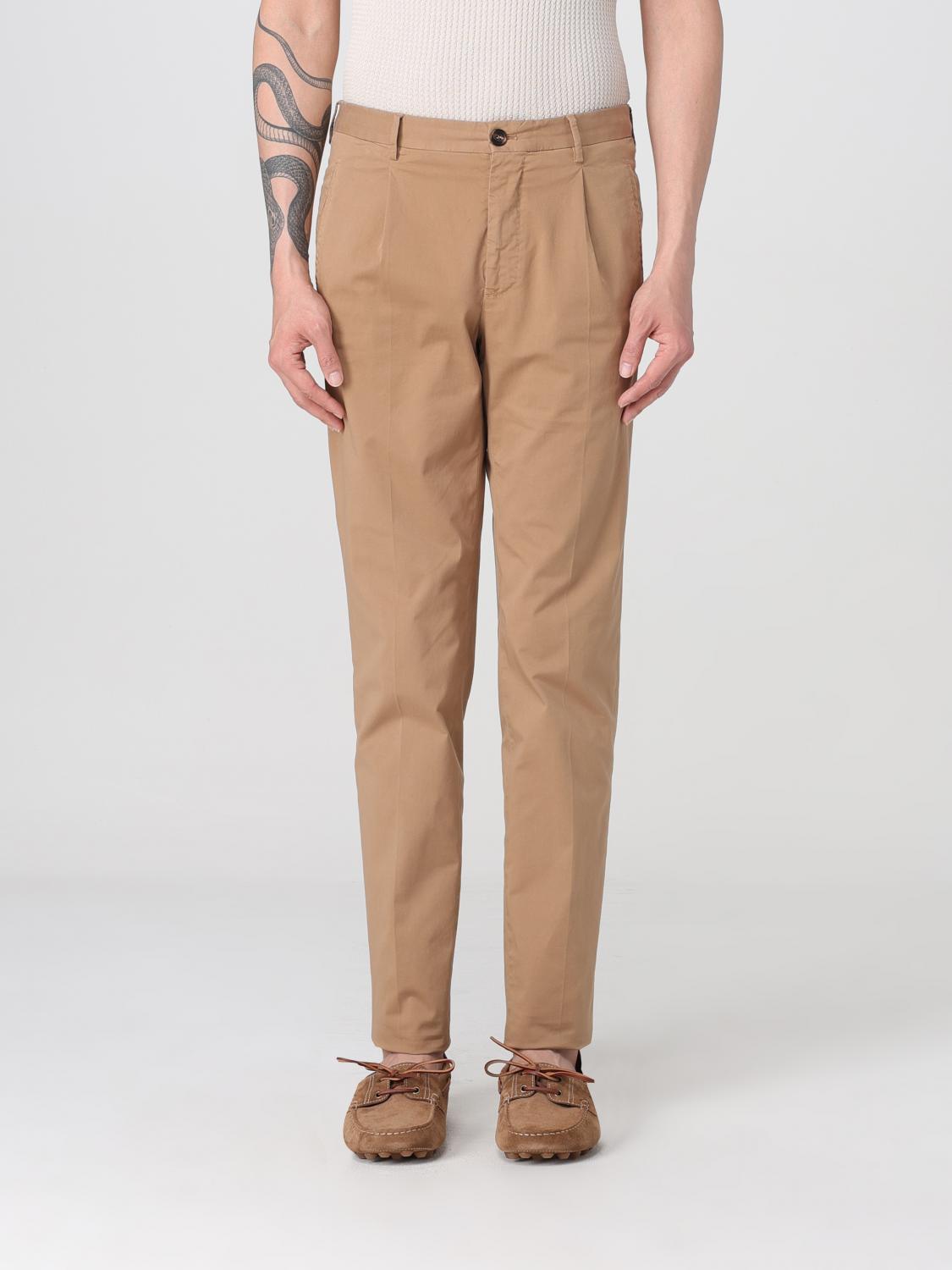 INCOTEX PANTALONI: Pantalone chino Incotex in cotone stretch , Cammello - Img 1