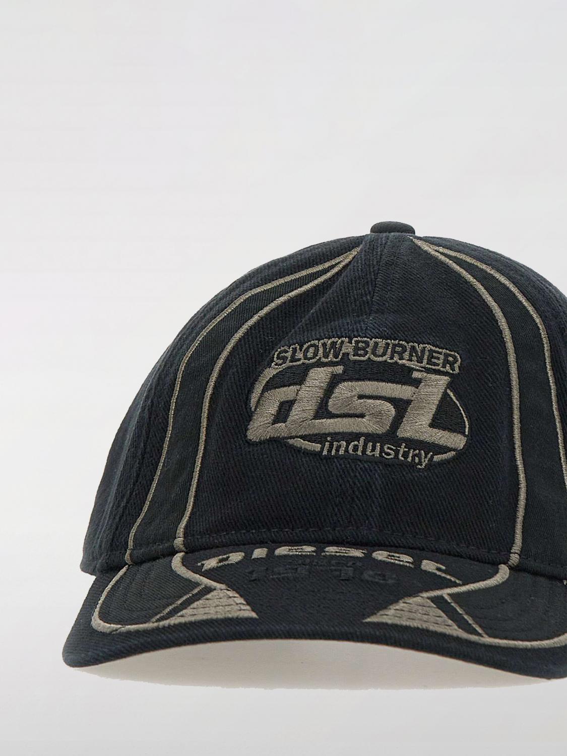 DIESEL GORRO: Gorro hombre Diesel, Negro - Img 2