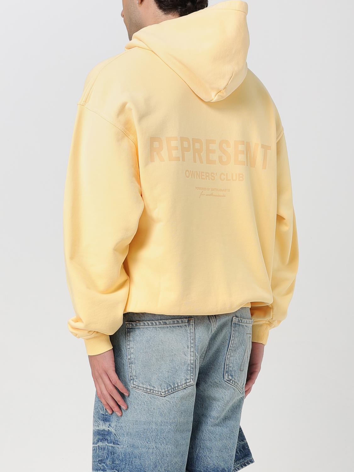 REPRESENT 卫衣: 卫衣 男士 Represent, 黄色 - Img 3