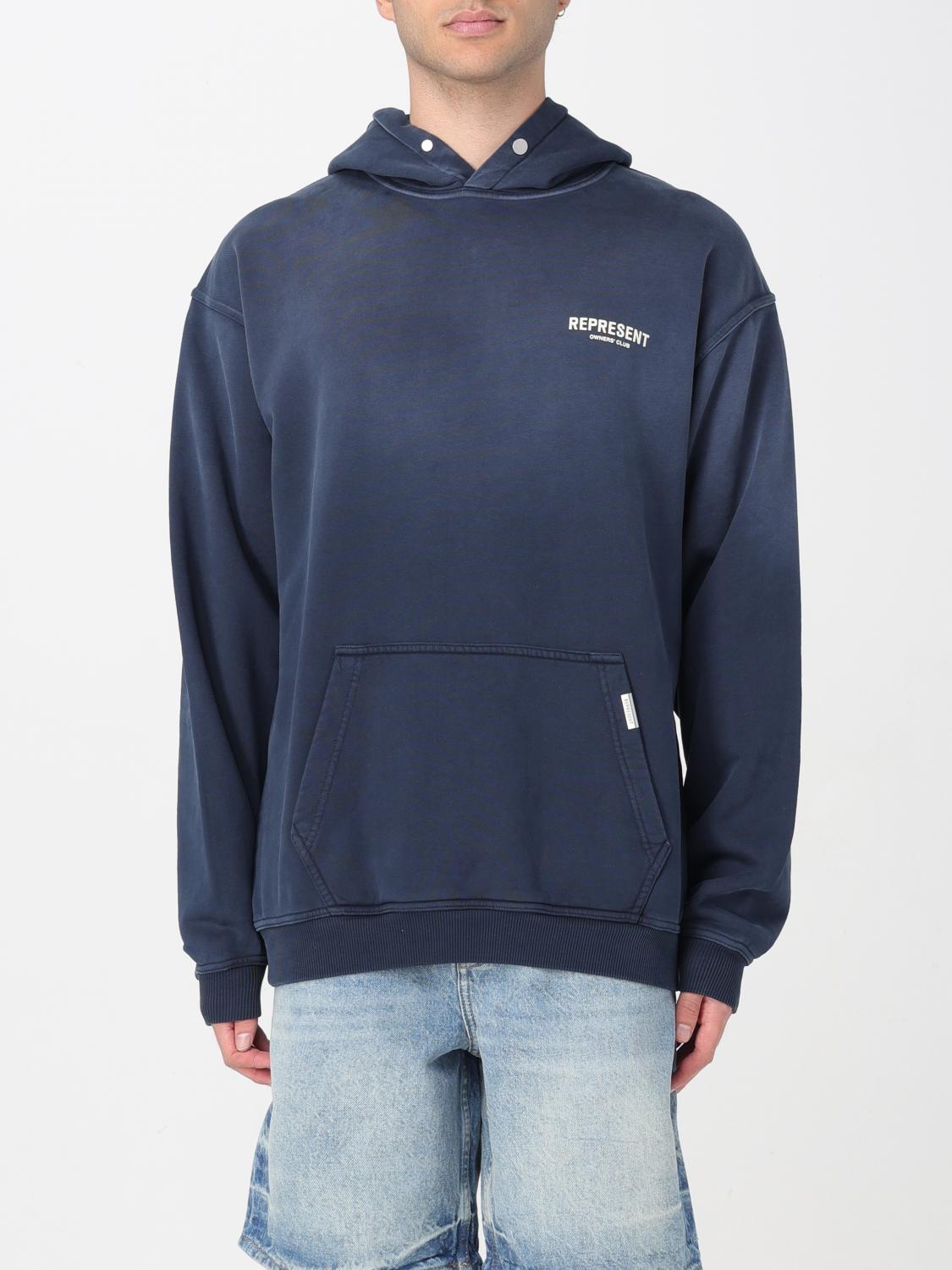 REPRESENT SWEATSHIRT: Sweatshirt men Represent, Blue - Img 1