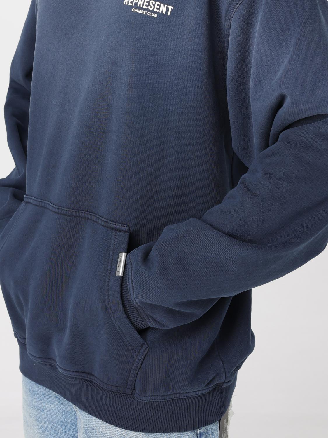 REPRESENT SWEATSHIRT: Sweatshirt men Represent, Blue - Img 3
