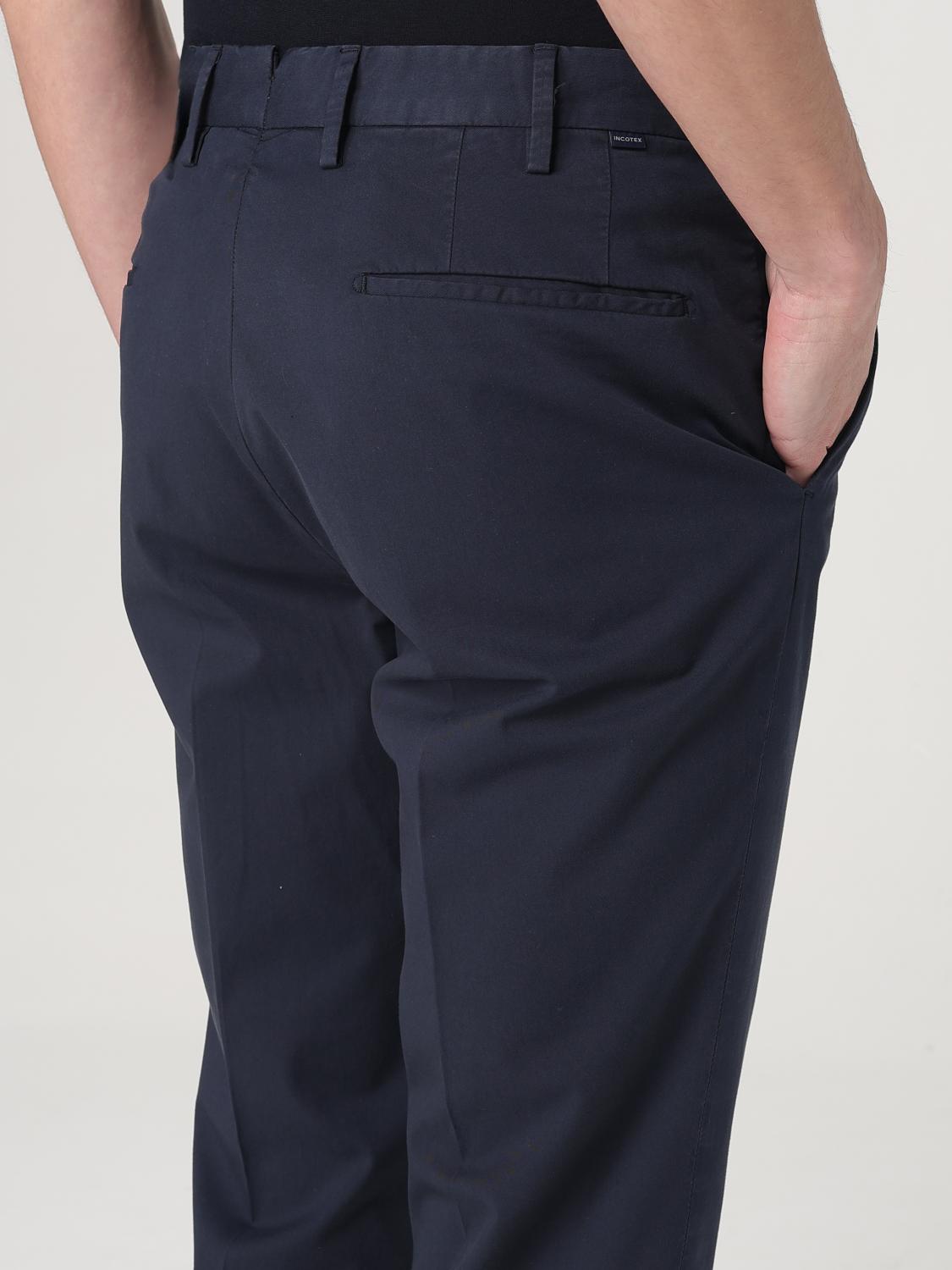 INCOTEX PANTALONI: Pantalone Incotex in cotone stretch , Blue - Img 3