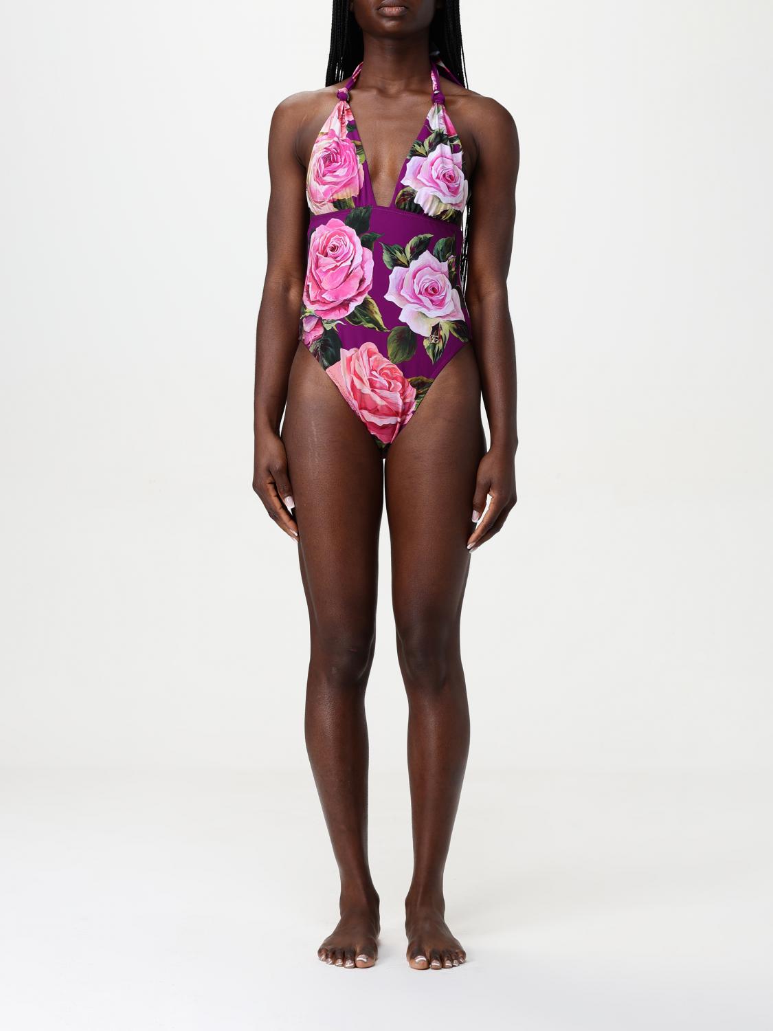 DOLCE & GABBANA BADEMODE: Bademode damen Dolce & Gabbana, Pink - Img 1