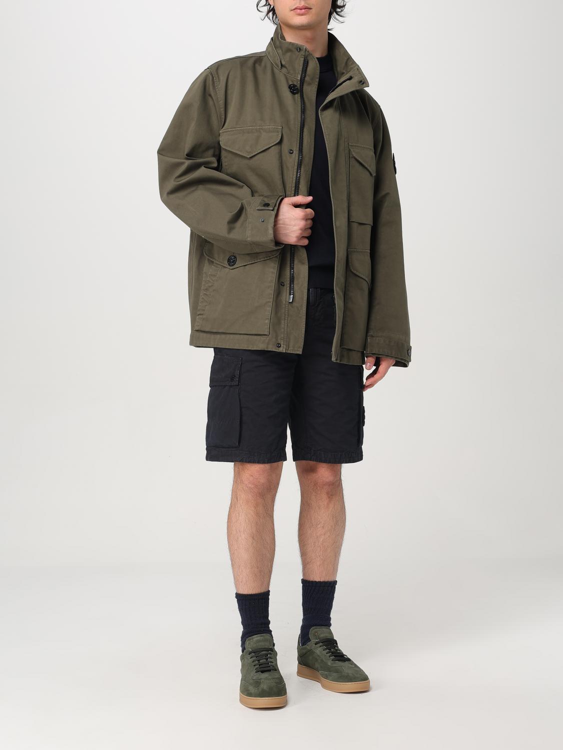 STONE ISLAND 재킷: 재킷 남성 Stone Island, 그린 - Img 2