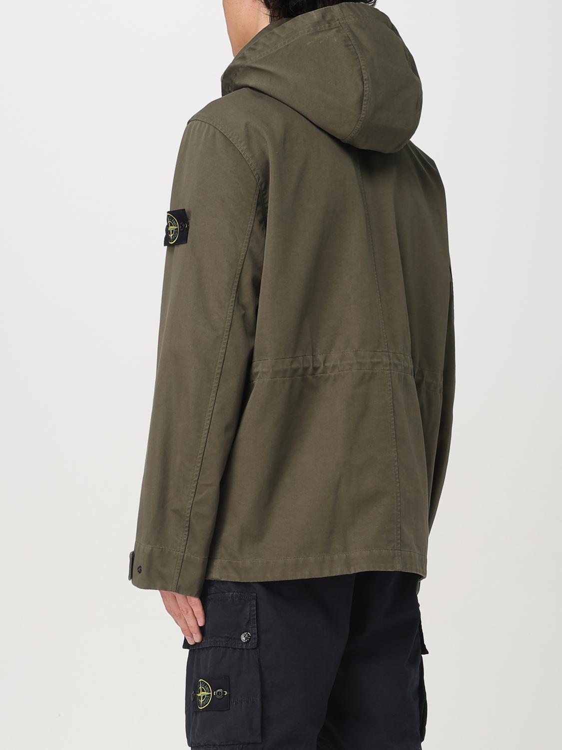 STONE ISLAND 재킷: 재킷 남성 Stone Island, 그린 - Img 3