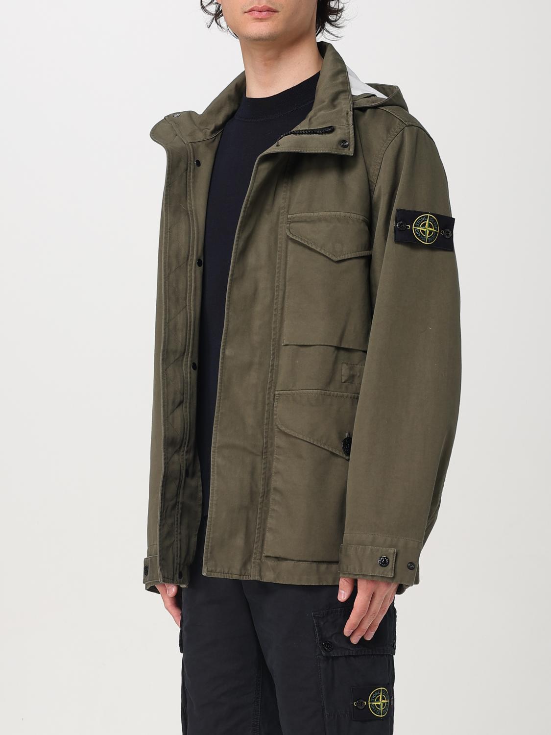 STONE ISLAND 재킷: 재킷 남성 Stone Island, 그린 - Img 4