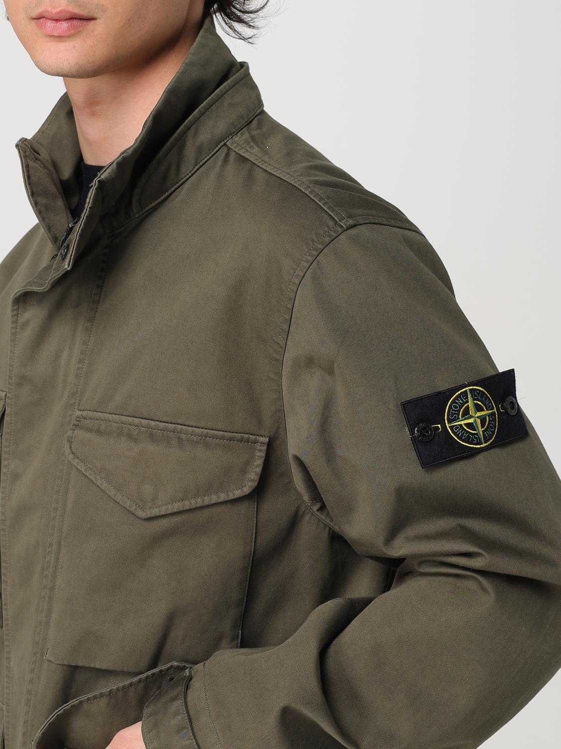 STONE ISLAND 재킷: 재킷 남성 Stone Island, 그린 - Img 5