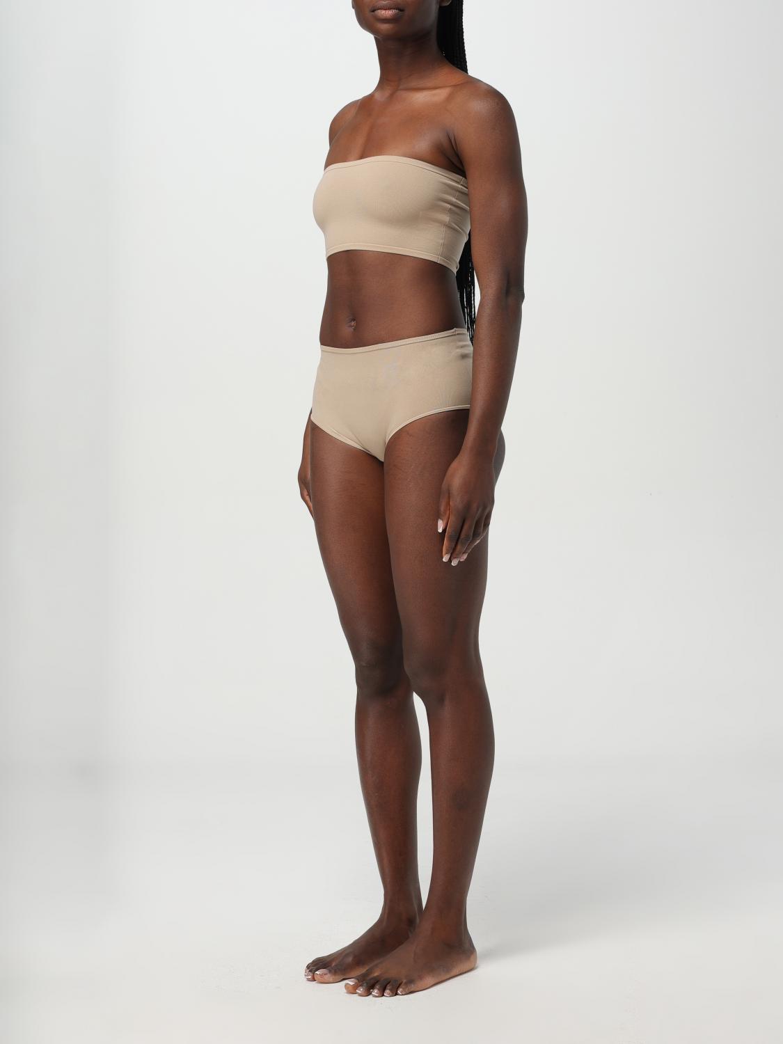 ALAÏA INTIMO: Set fascia + culotte AlaÏa in maglia stretch , Beige - Img 4