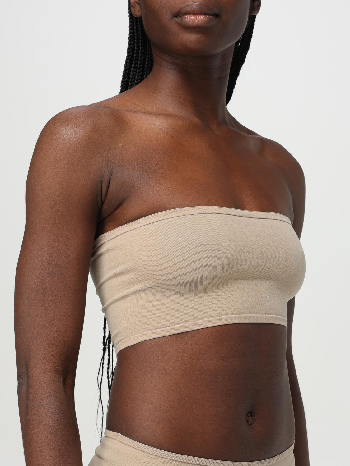 ALAÏA INTIMO: Set fascia + culotte AlaÏa in maglia stretch , Beige - Img 5