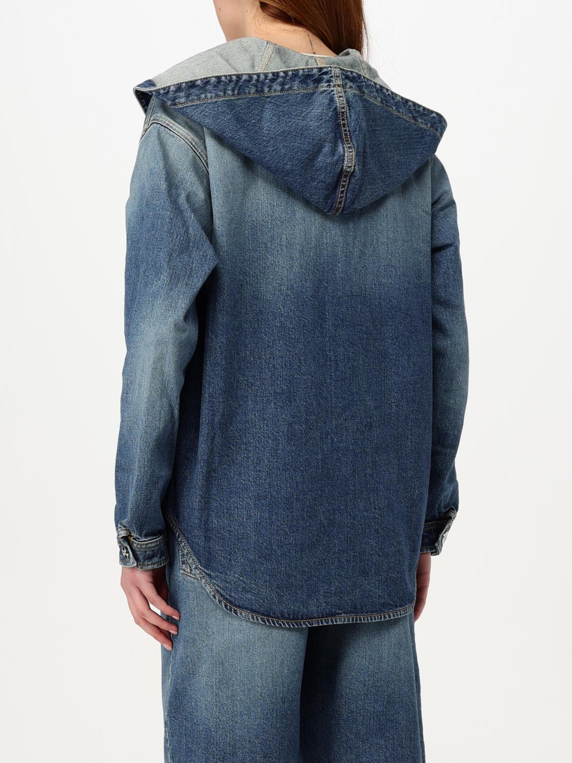 ALAÏA CAMISA: Camisa mujer AlaÏa, Denim - Img 3