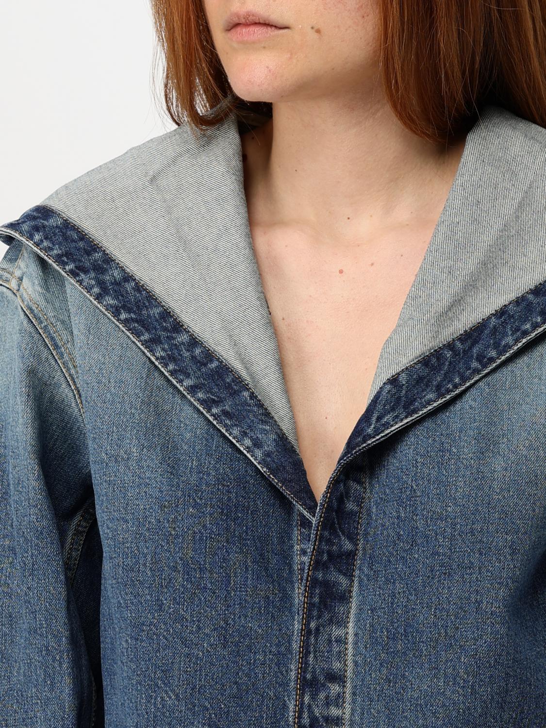 ALAÏA CAMISA: Camisa mujer AlaÏa, Denim - Img 5