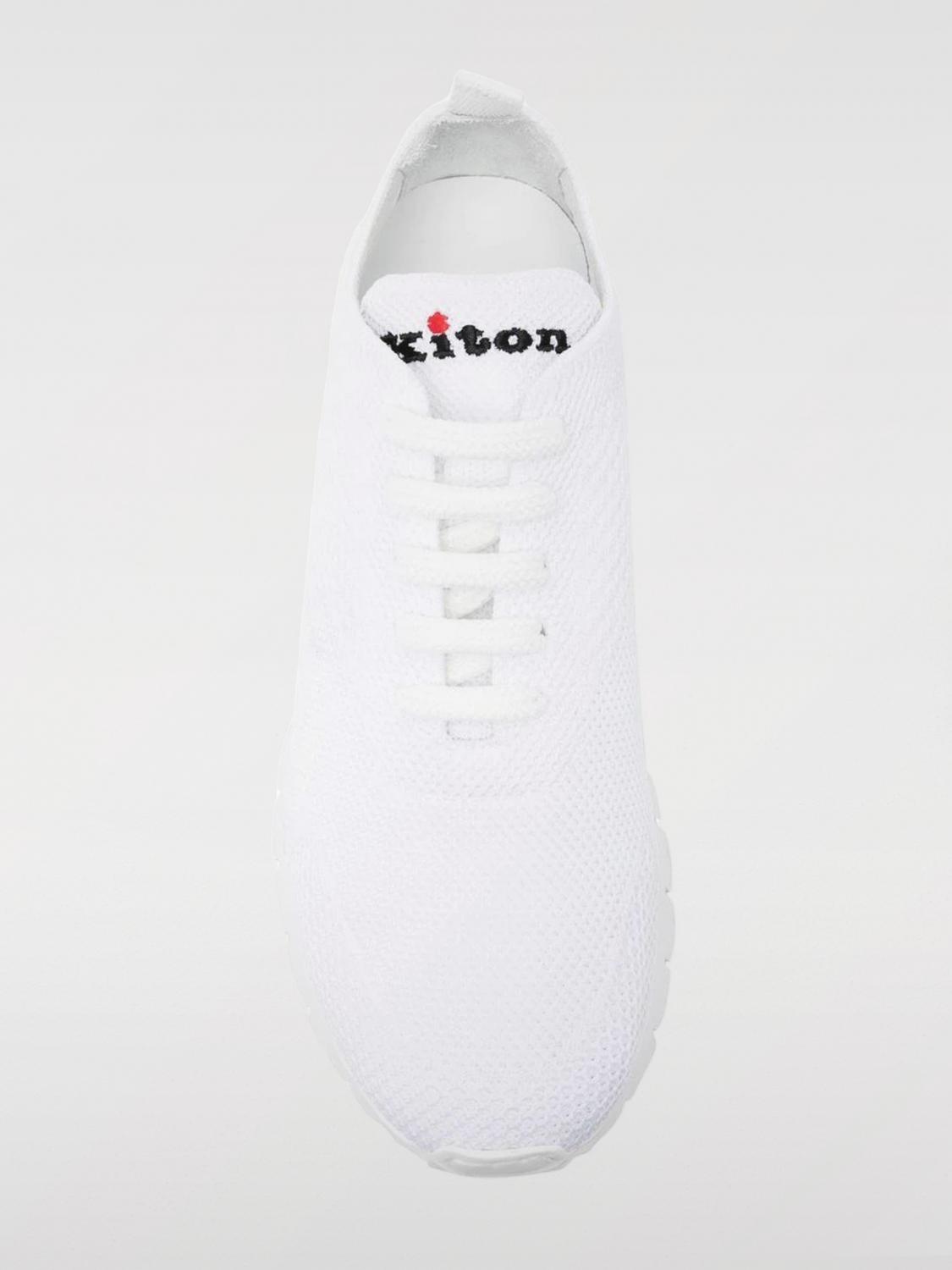 KITON BASKETS: Baskets femme Kiton, Blanc - Img 4