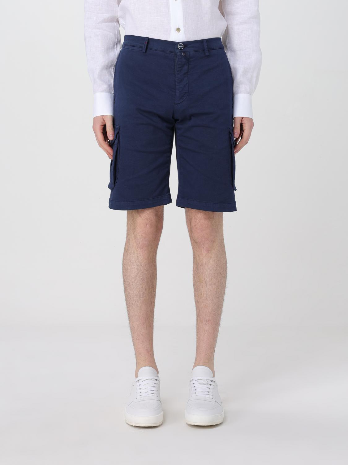 KITON SHORTS: Pants men Kiton, Blue - Img 1