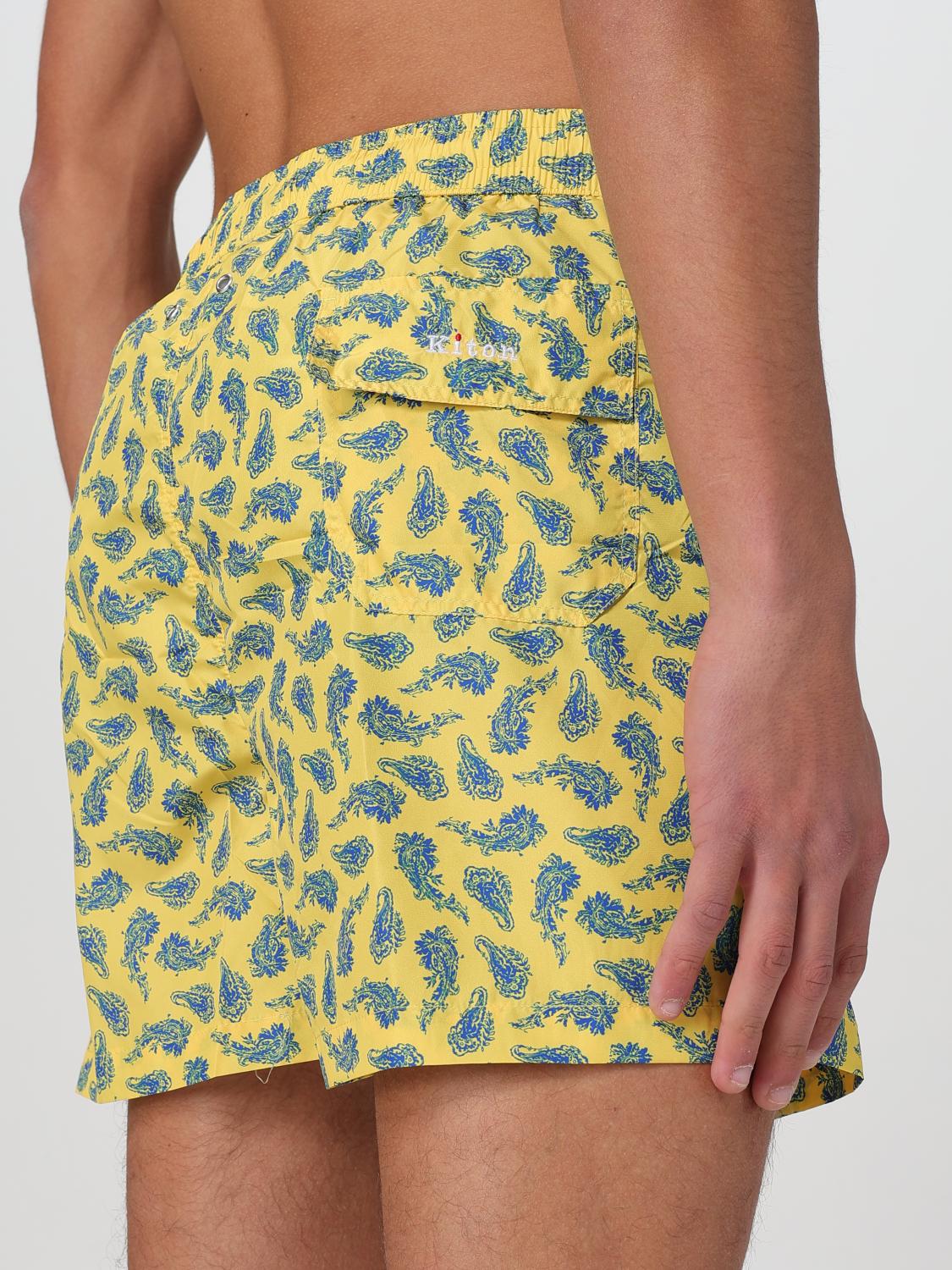 KITON SWIMSUIT: Swimsuit men Kiton, Yellow - Img 4