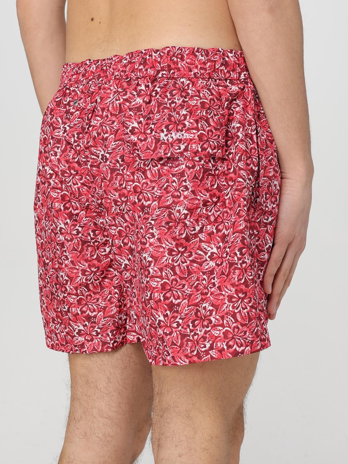 KITON SWIMSUIT: Swimsuit men Kiton, Red - Img 4