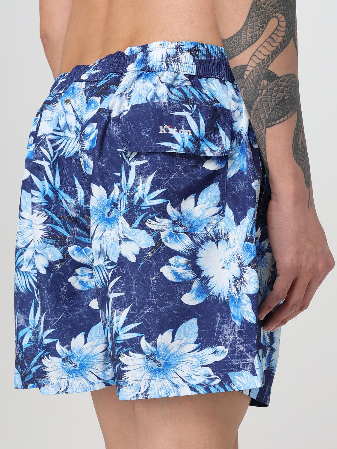 KITON SWIMSUIT: Swimsuit men Kiton, Blue - Img 4