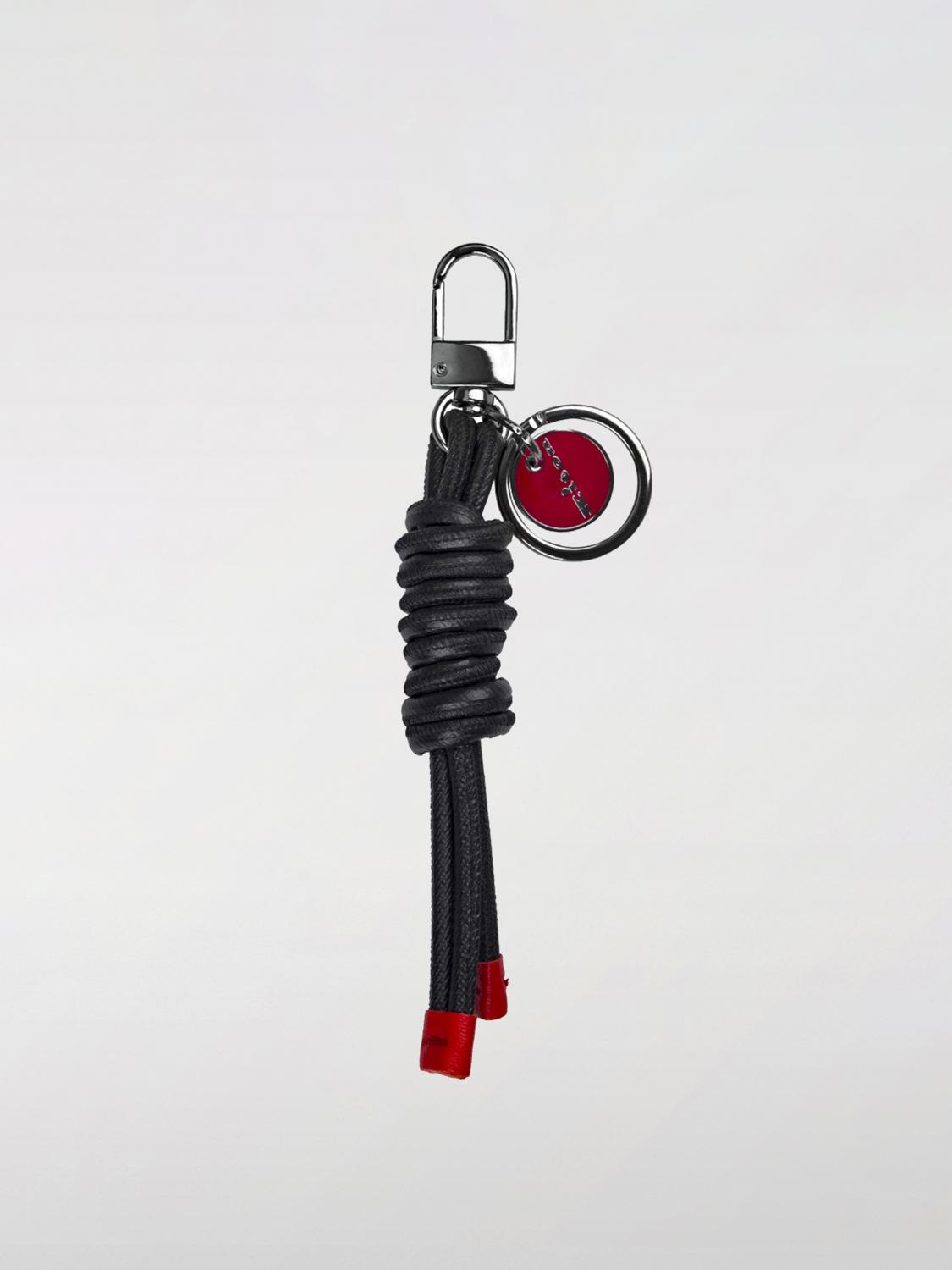 KITON KEYRING: Keyring men Kiton, Black - Img 1