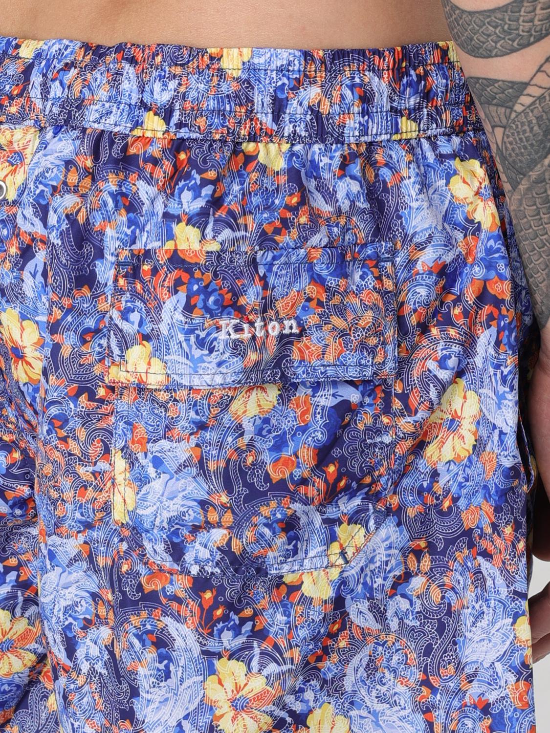 KITON SWIMSUIT: Swimsuit men Kiton, Multicolor - Img 4