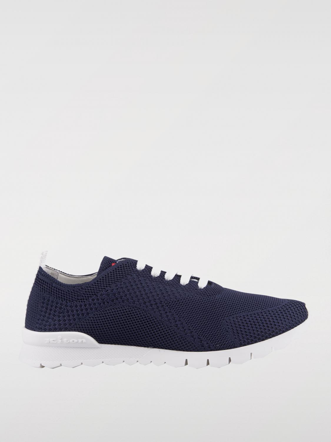 KITON SNEAKERS: Sneakers herren Kiton, Blau - Img 1