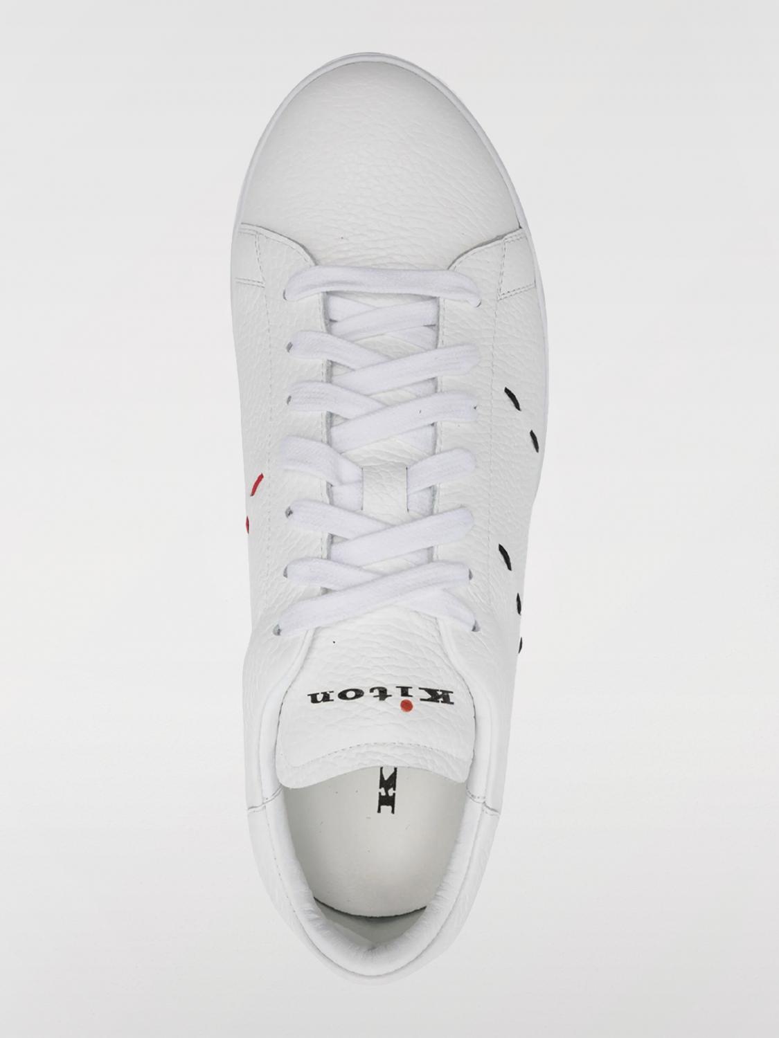 KITON SNEAKERS: Sneakers herren Kiton, Weiß - Img 4