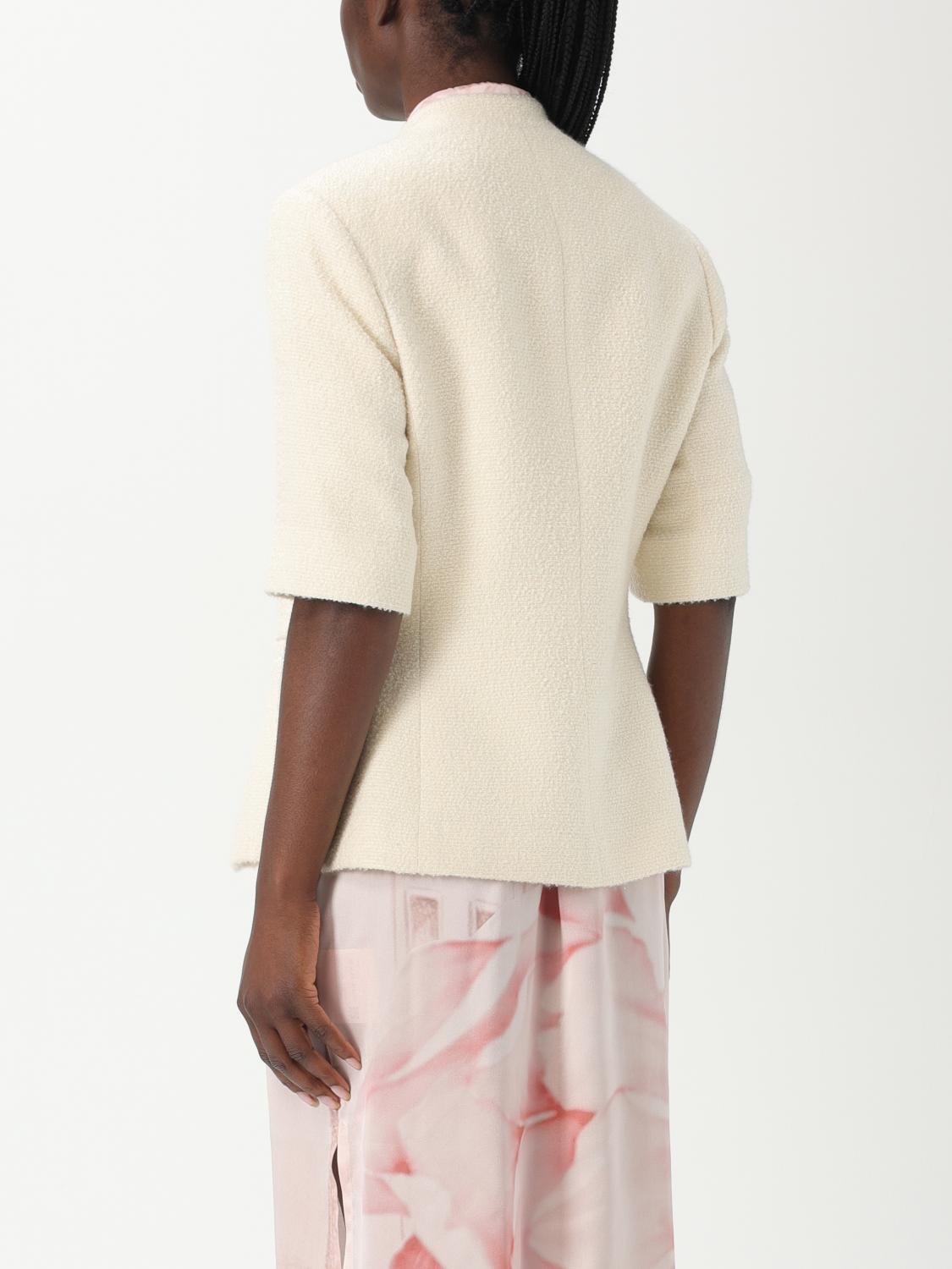 KITON BLAZER: Blazer Kiton in seta e cashmere, Bianco - Img 3