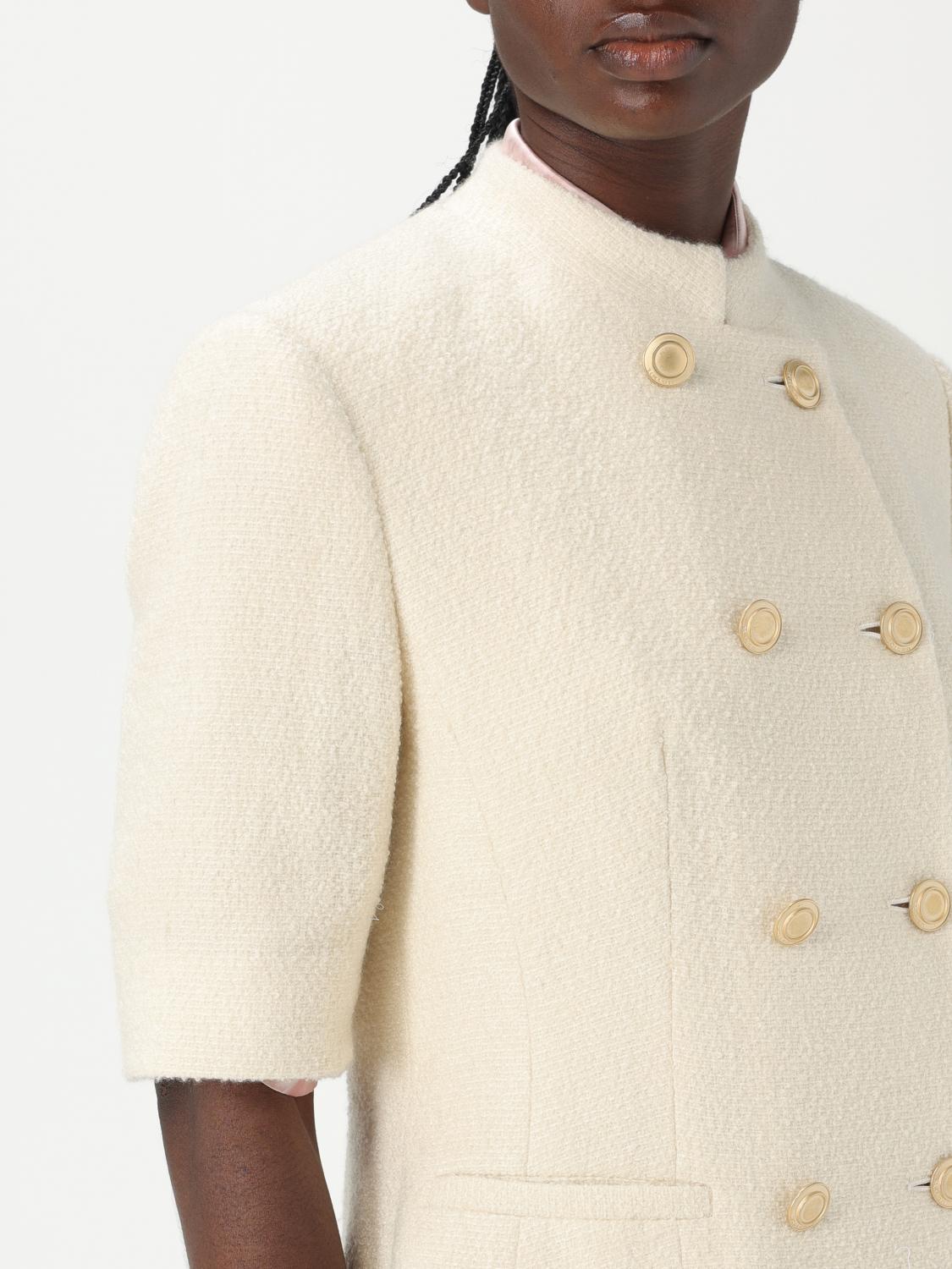 KITON BLAZER: Blazer Kiton in seta e cashmere, Bianco - Img 5