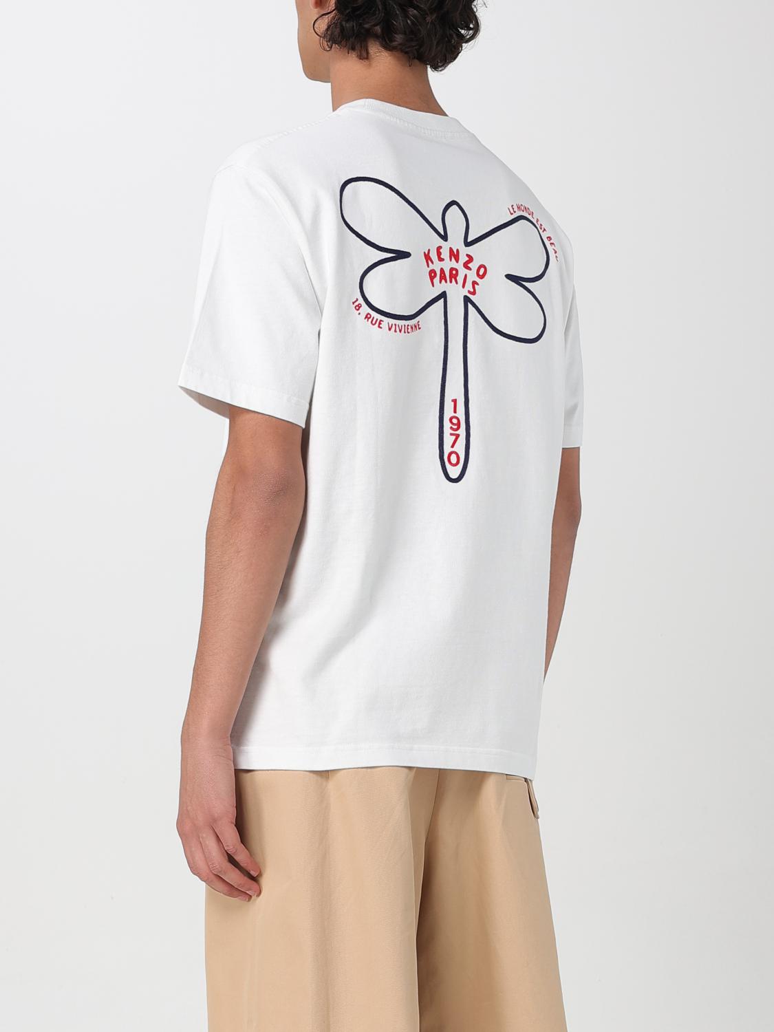Kenzo T-shirt men - White | FF55TS4954SI | GIGLIO.COM