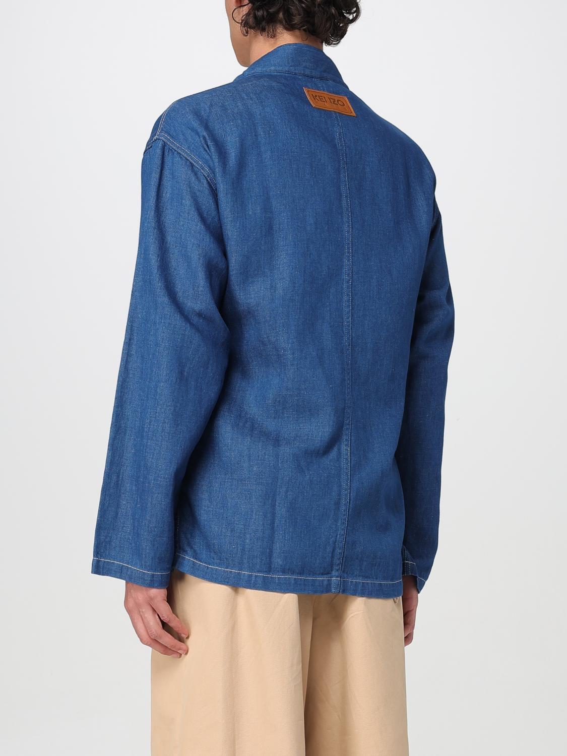 KENZO JACKET: Blazer men Kenzo, Denim - Img 3