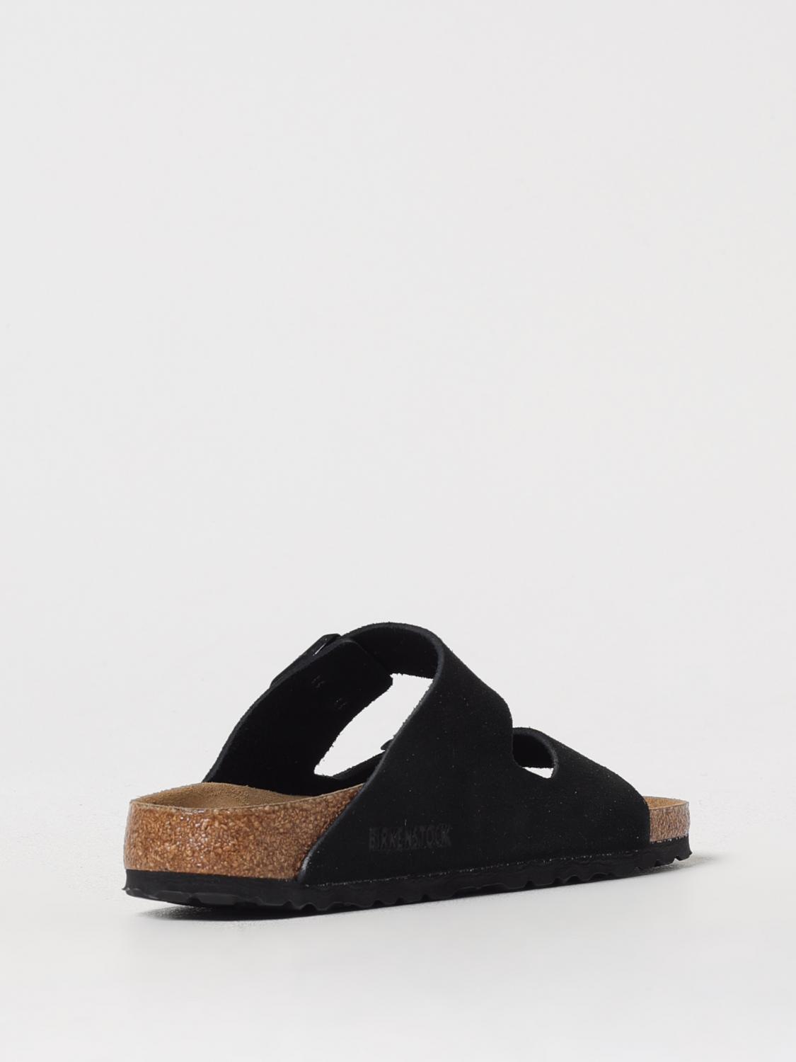 BIRKENSTOCK FLACHE SANDALEN: Arizona Sandalen Birkenstock aus Wildleder, Schwarz - Img 3