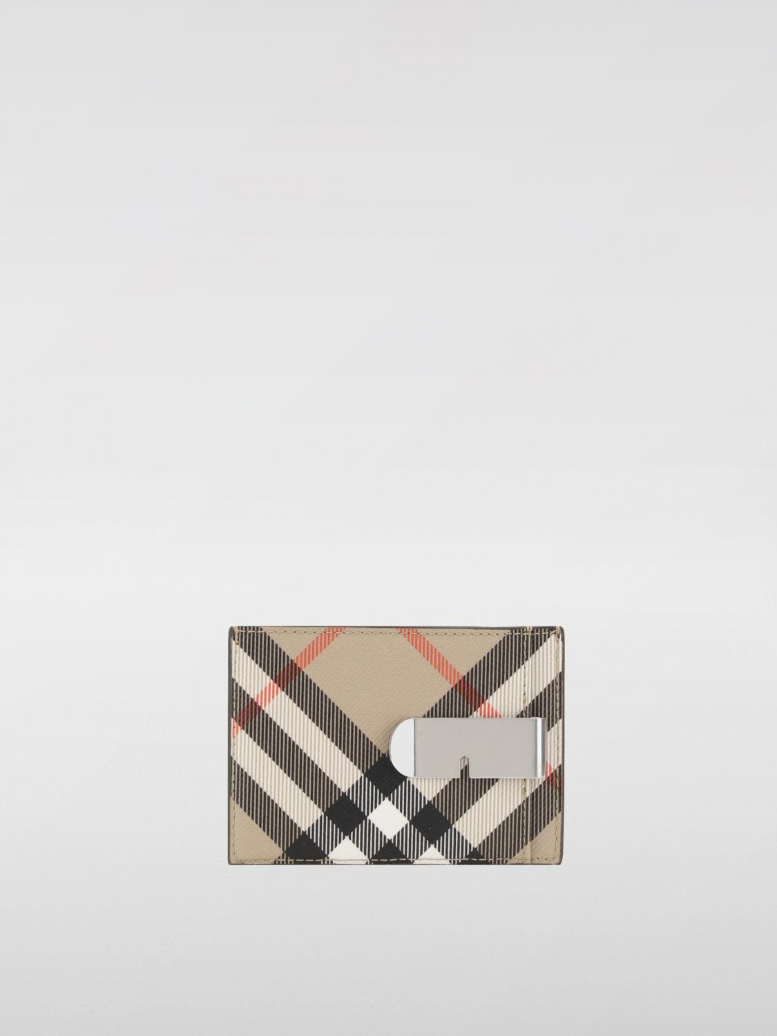 BURBERRY PORTEMONNAIE: Cover herren Burberry, Earth - Img 1