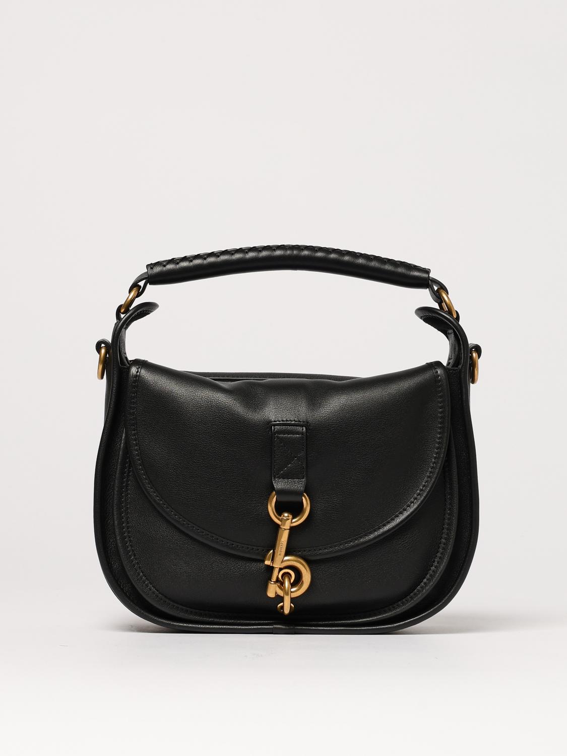 BURBERRY BORSA A SPALLA: Borsa a spalla tote B Clip Burberry, Nero - Img 1