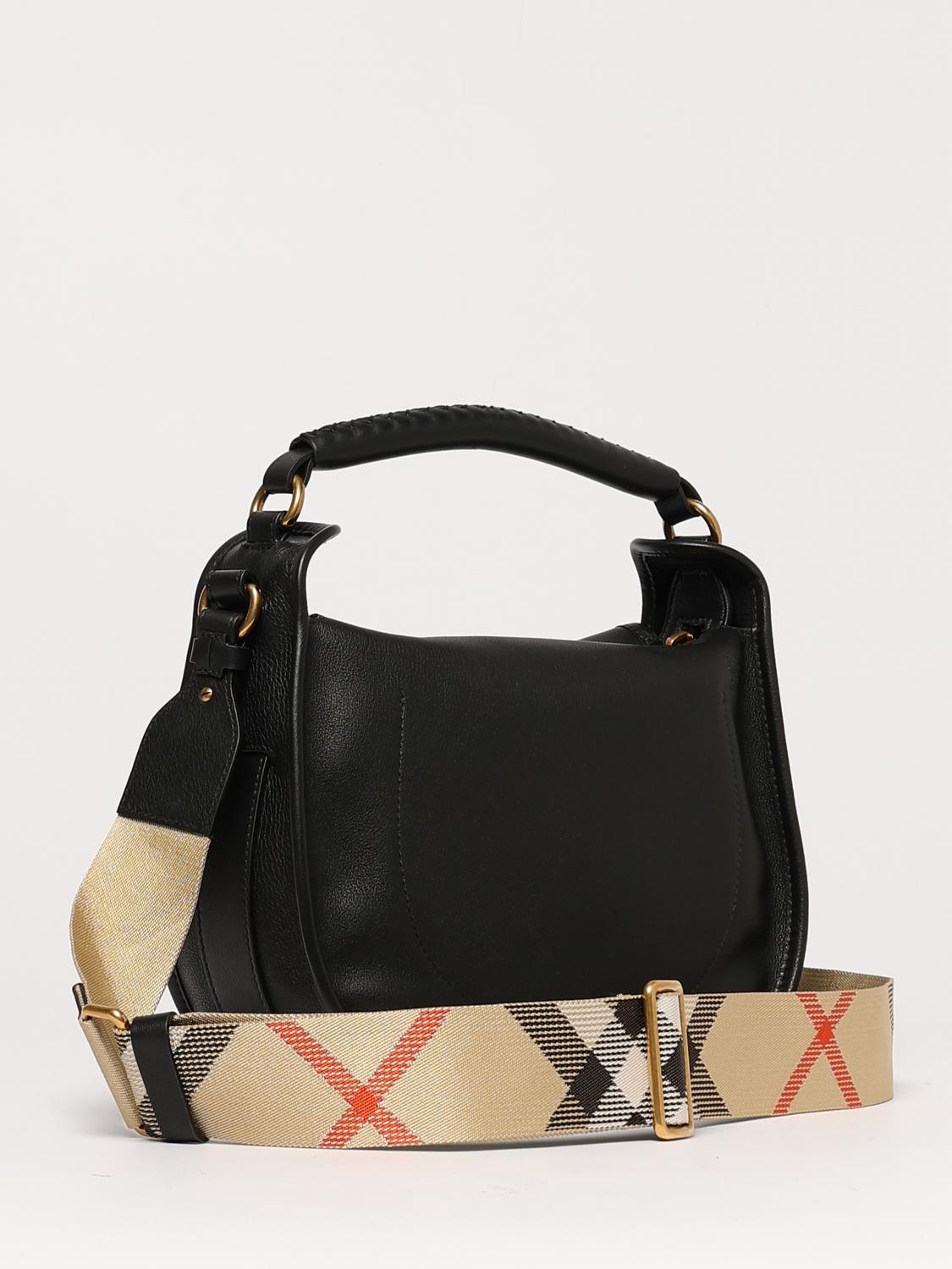 BURBERRY BORSA A SPALLA: Borsa a spalla tote B Clip Burberry, Nero - Img 3