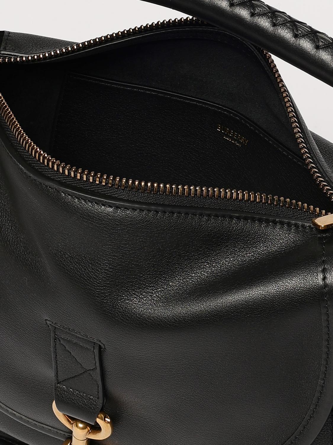 BURBERRY BORSA A SPALLA: Borsa a spalla tote B Clip Burberry, Nero - Img 5