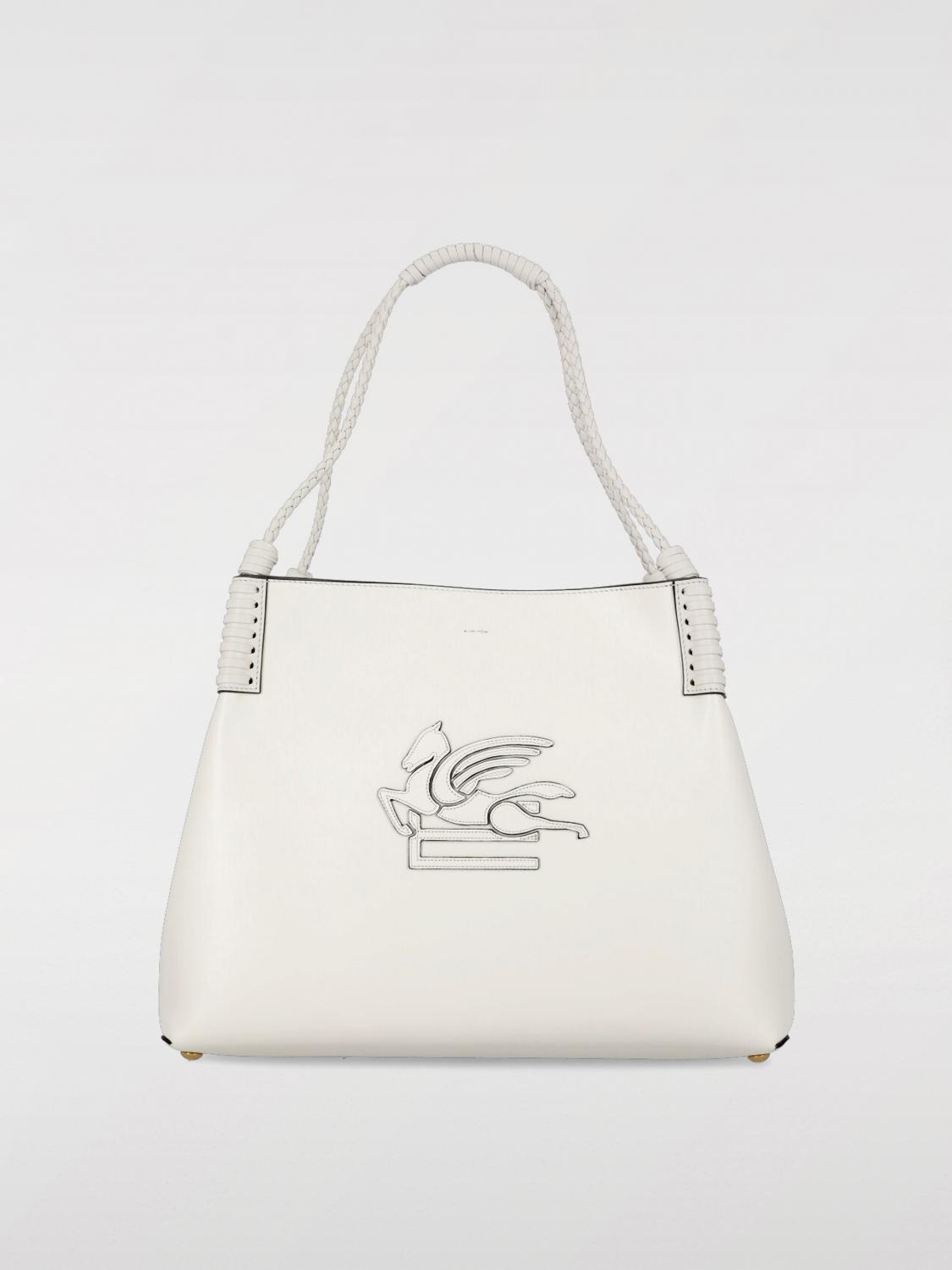 ETRO SCHULTERTASCHE: Handtasche damen Etro, Weiß - Img 1