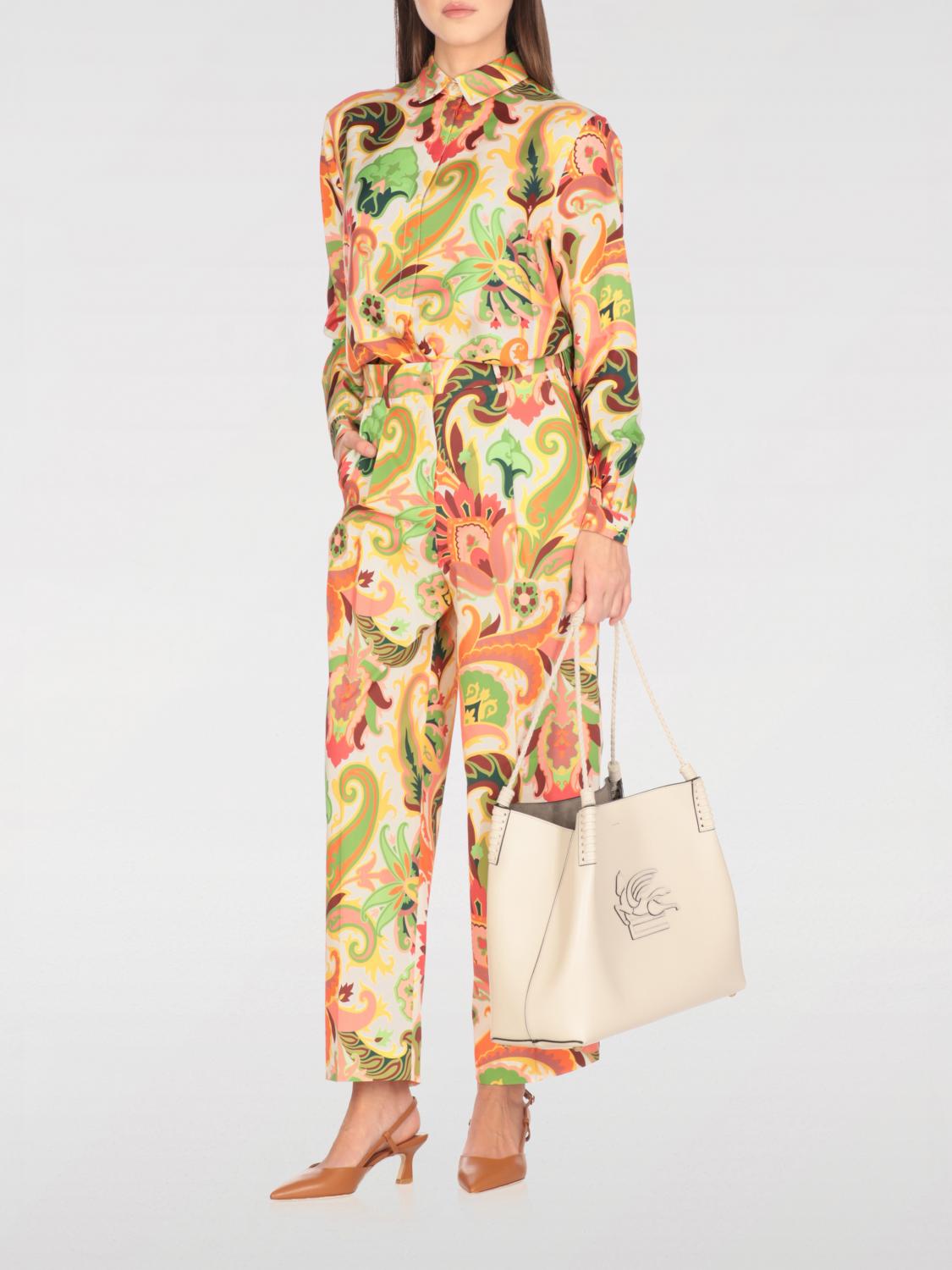 ETRO SCHULTERTASCHE: Handtasche damen Etro, Weiß - Img 2