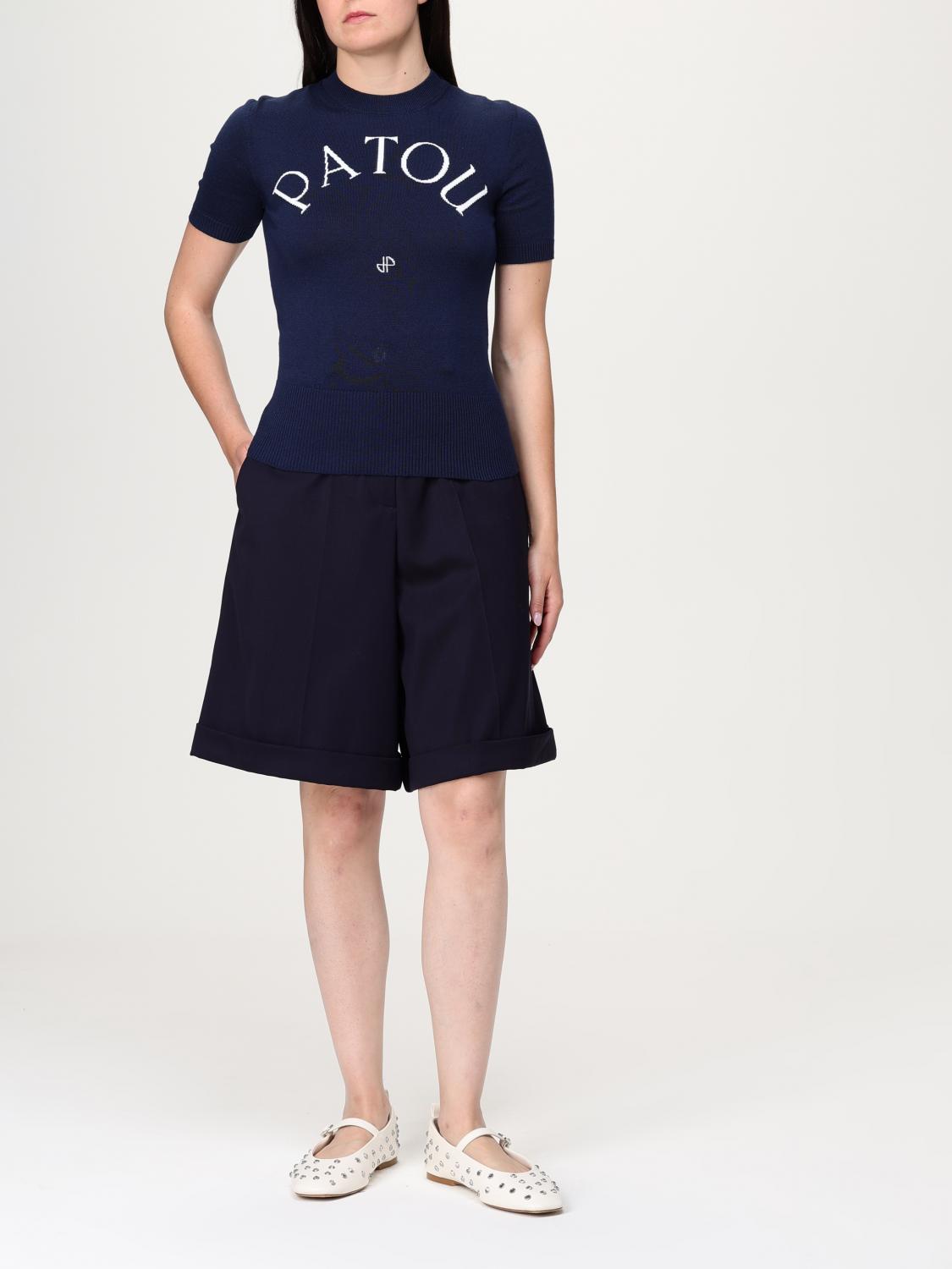 PATOU JERSEY: Jersey mujer Patou, Azul Oscuro - Img 2