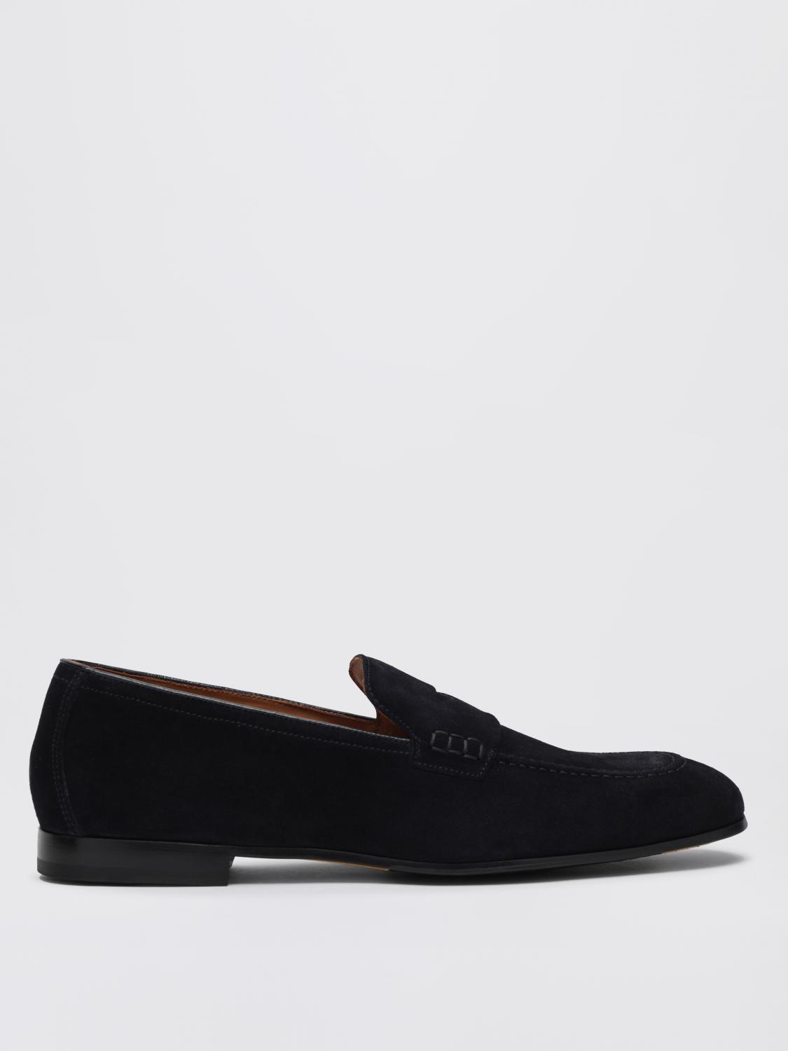 DOUCAL'S MOCASSINI: Mocassino Doucal's in camoscio , Blue - Img 1