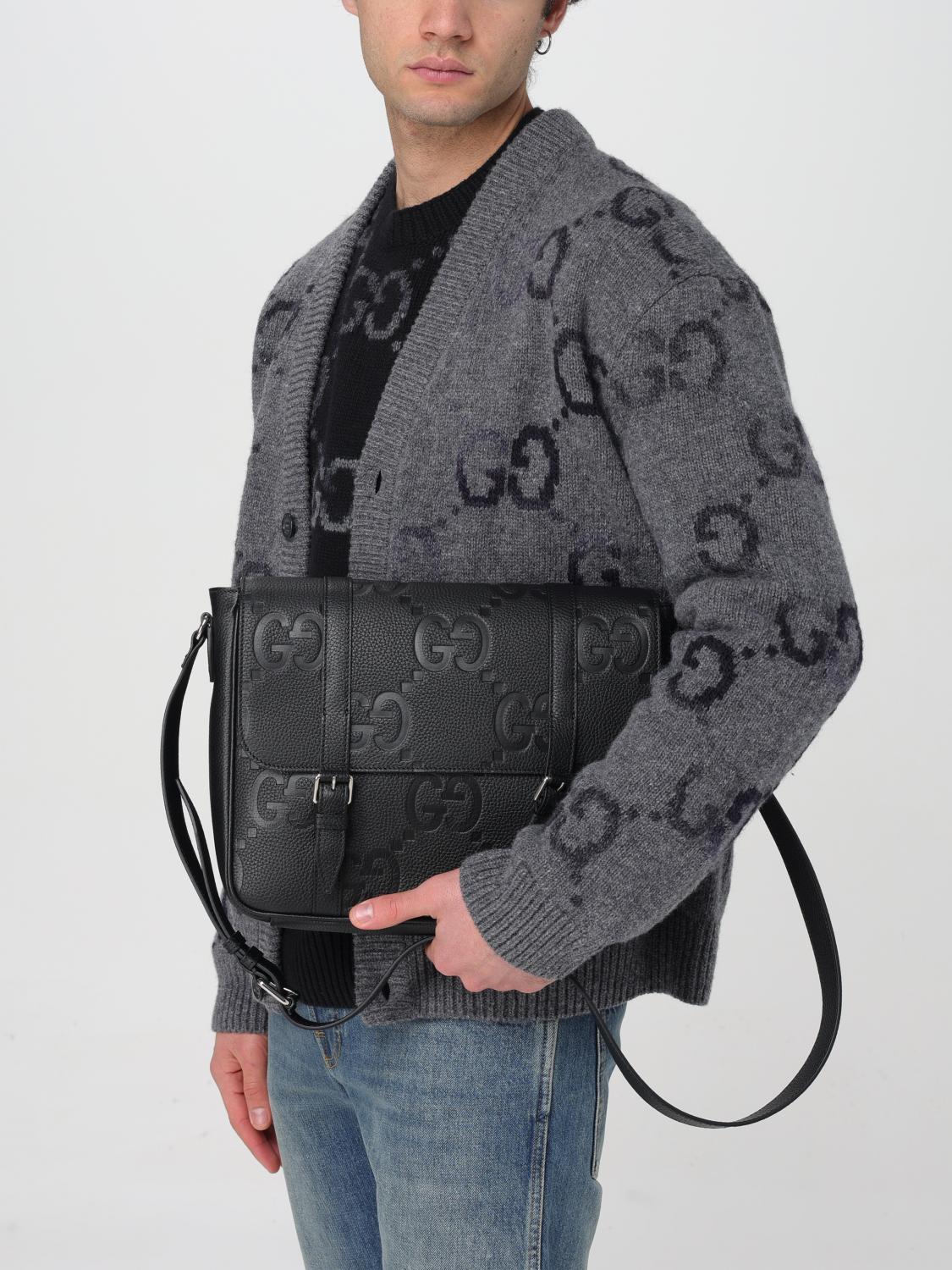 GUCCI SHOULDER BAG: Shoulder bag men Gucci, Black - Img 2