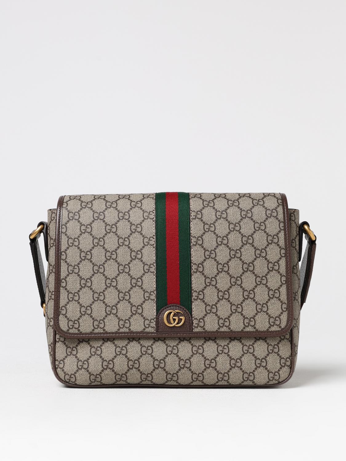 GUCCI СУМКА НА РЕМНЕ: Сумка на ремне Мужское Gucci, Бежевый - Img 1