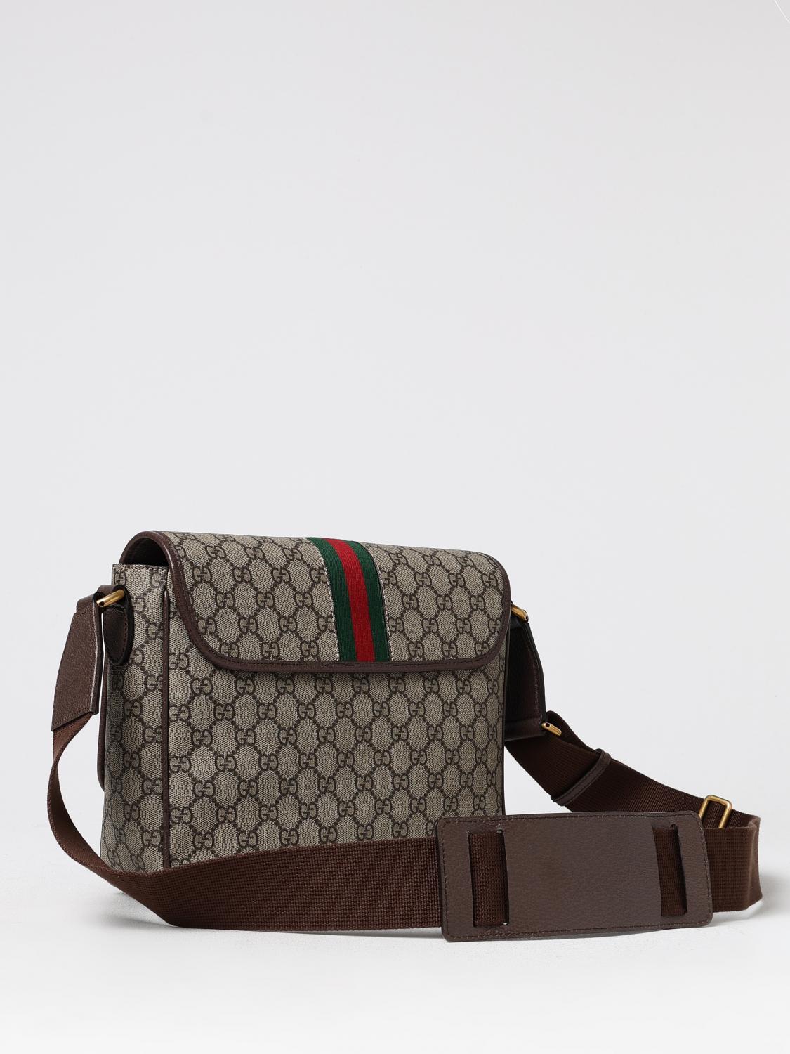 GUCCI СУМКА НА РЕМНЕ: Сумка на ремне Мужское Gucci, Бежевый - Img 3