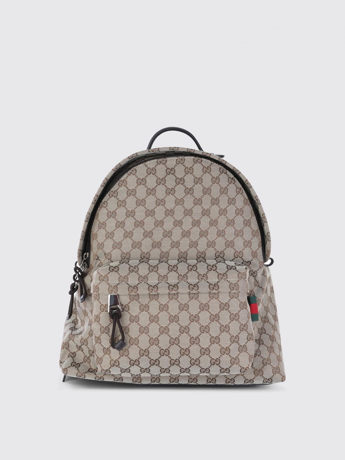 GUCCI BACKPACK: Backpack men Gucci, Beige - Img 1