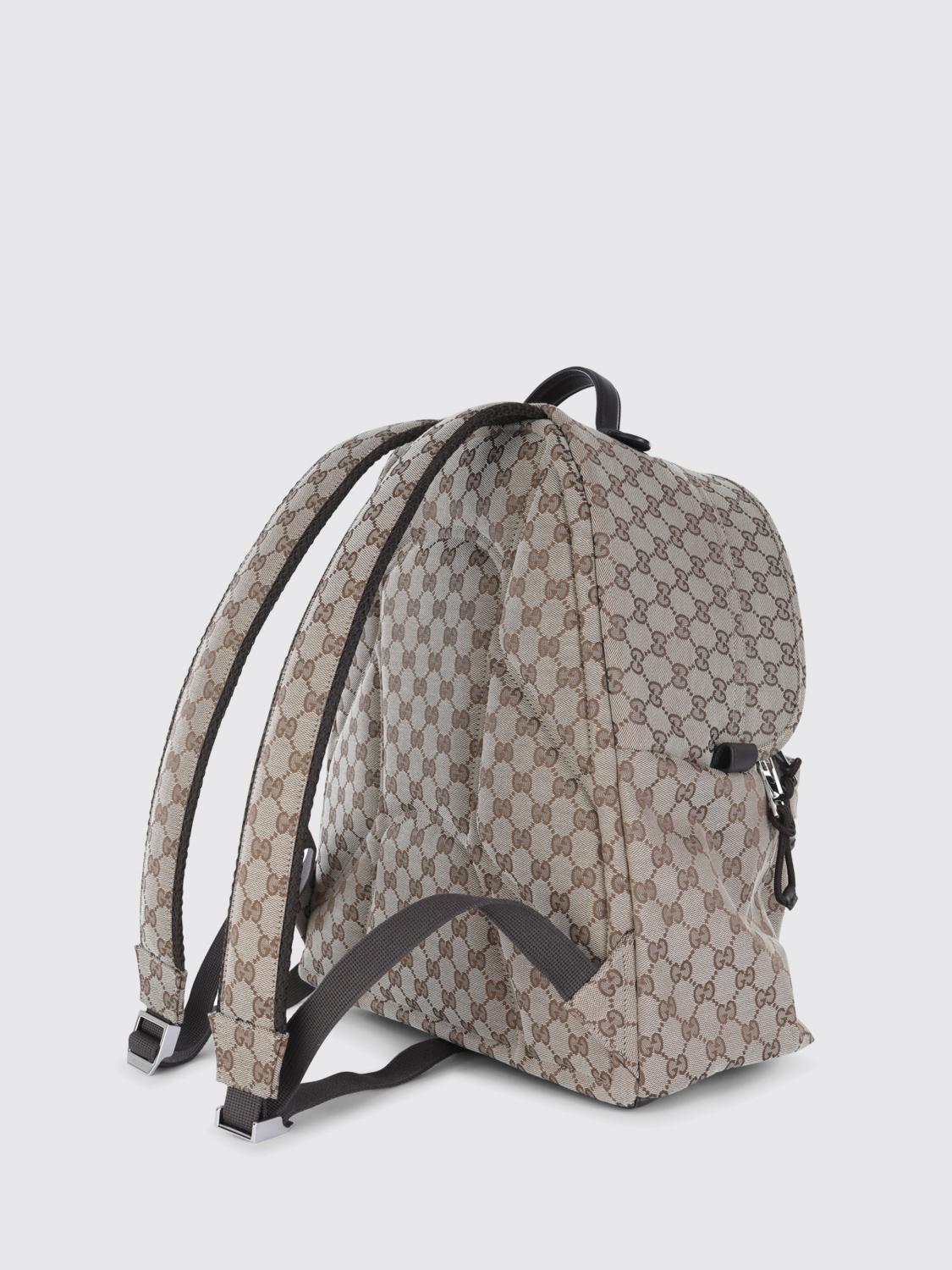 GUCCI BACKPACK: Backpack men Gucci, Beige - Img 2