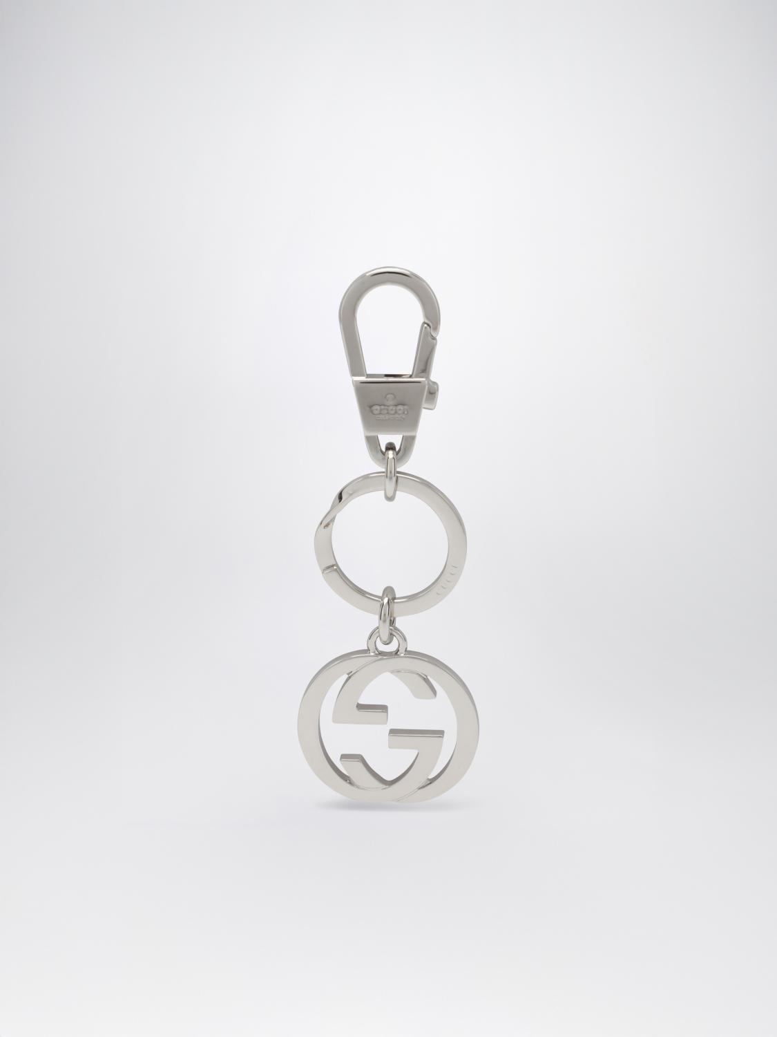 GUCCI KEYRING: Keyring men Gucci, Grey - Img 1