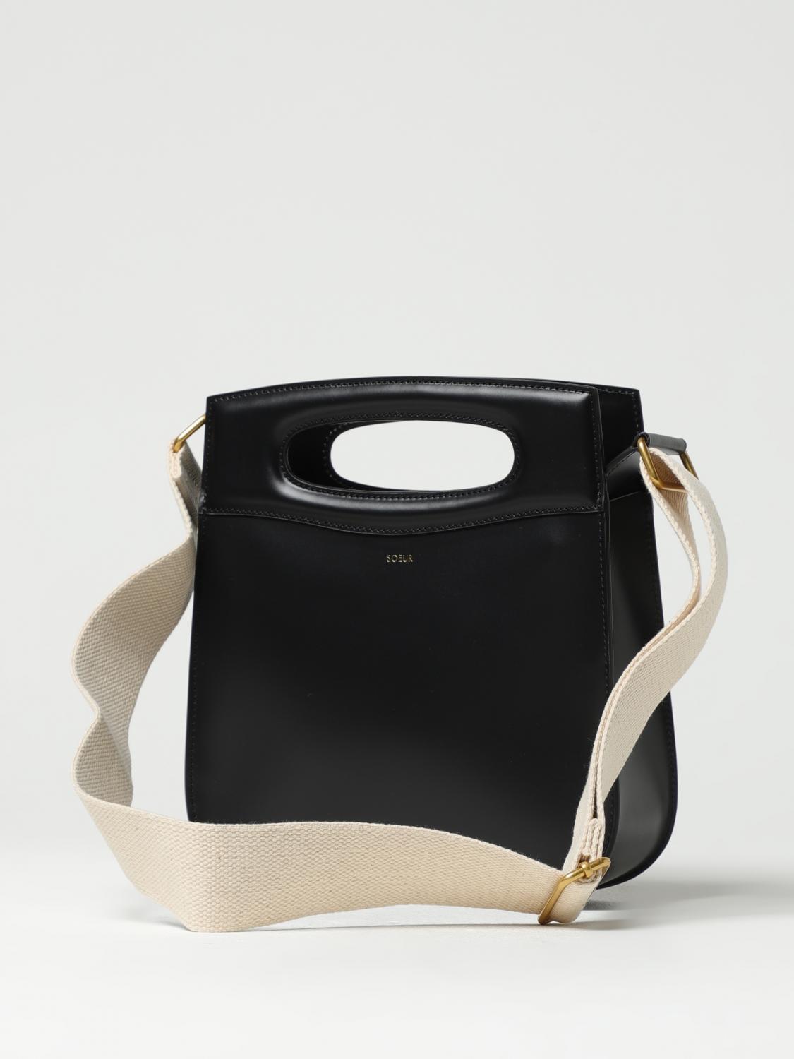 SOEUR BORSA A MANO: Borsa Soeur in pelle , Nero - Img 3