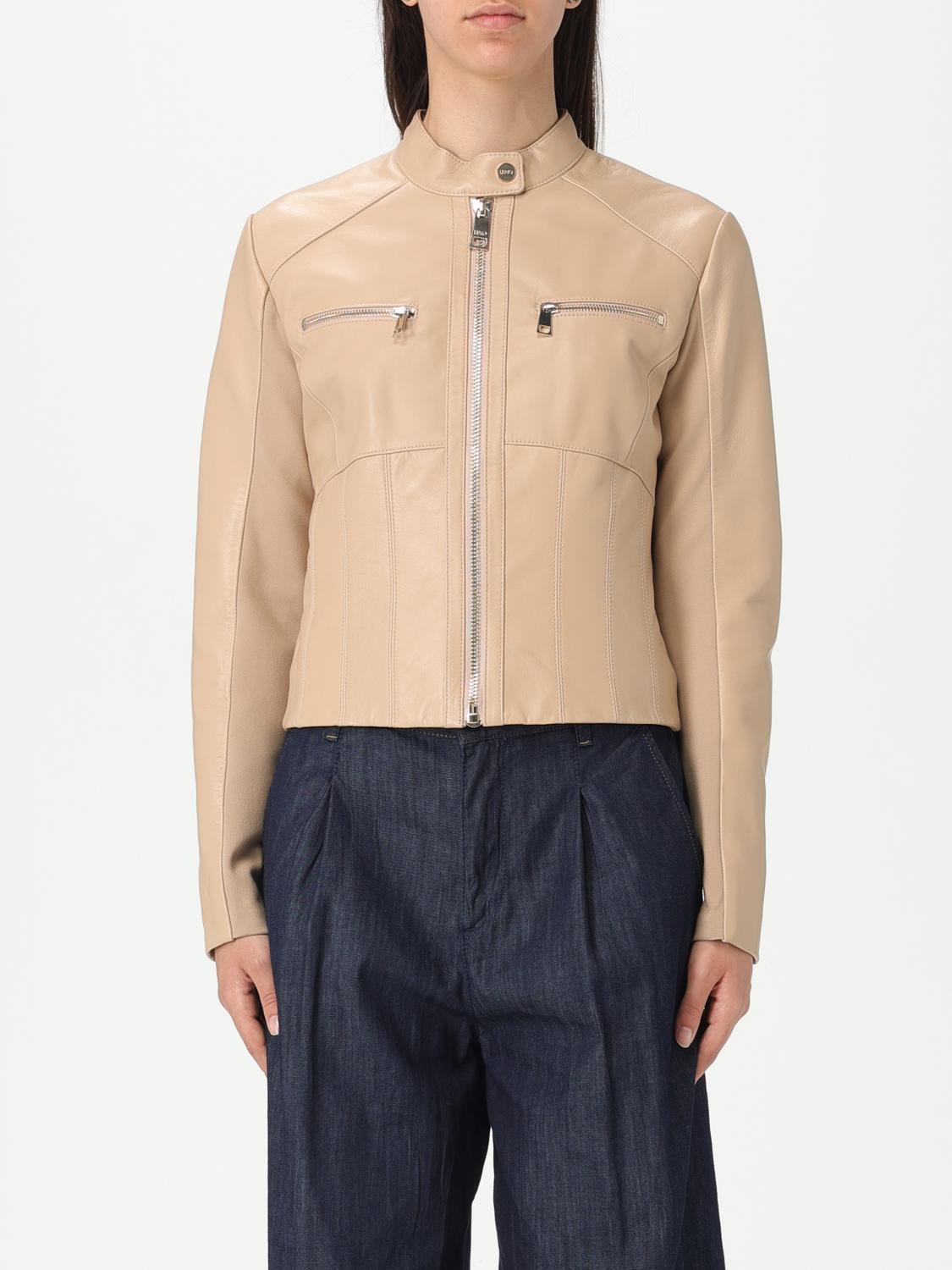 LIU JO CHAQUETA: Americana mujer Liu Jo, Natural - Img 1