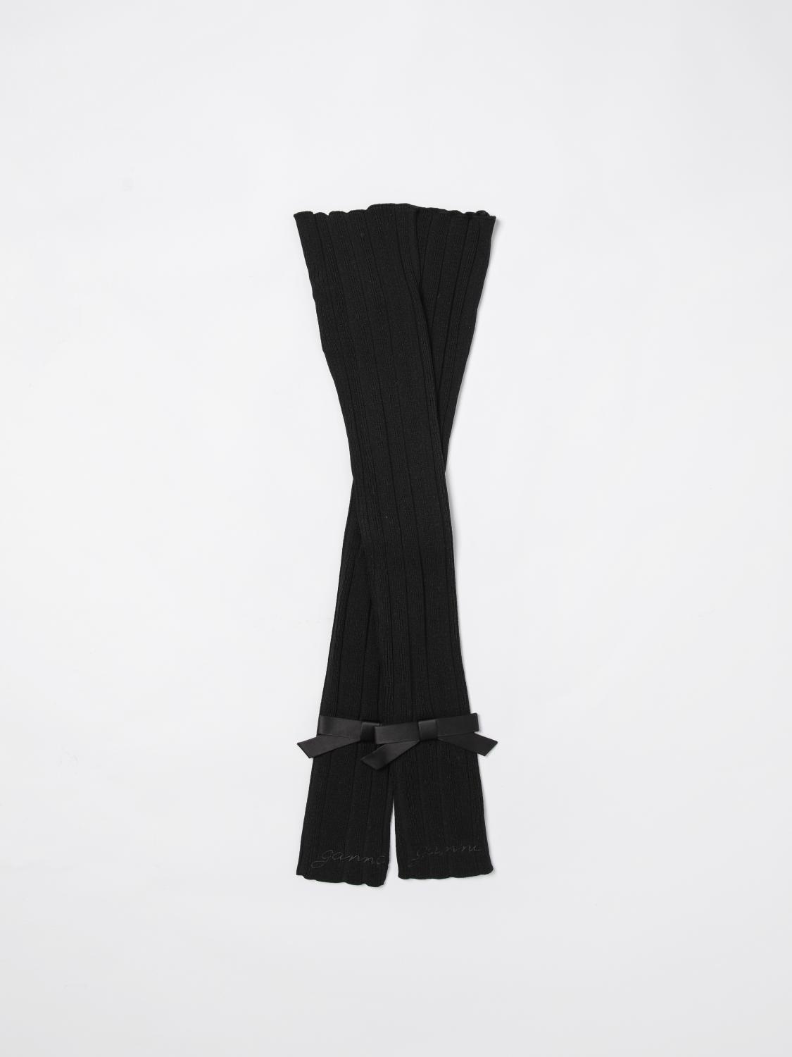 GANNI HANDSCHUHE: Handschuhe damen Ganni, Schwarz - Img 1