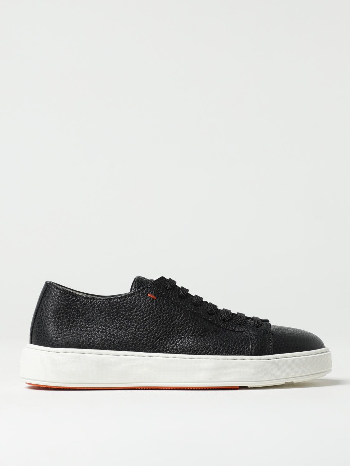 SANTONI SNEAKERS: Sneakers herren Santoni, Schwarz - Img 1