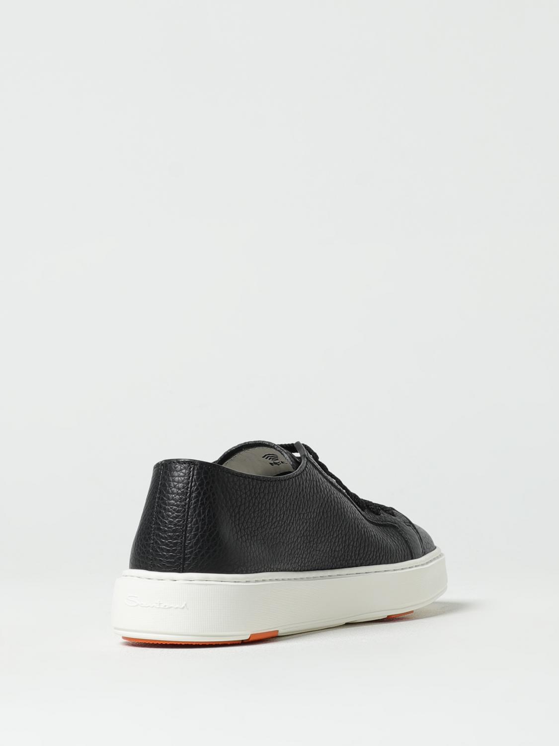 SANTONI SNEAKERS: Sneakers herren Santoni, Schwarz - Img 3