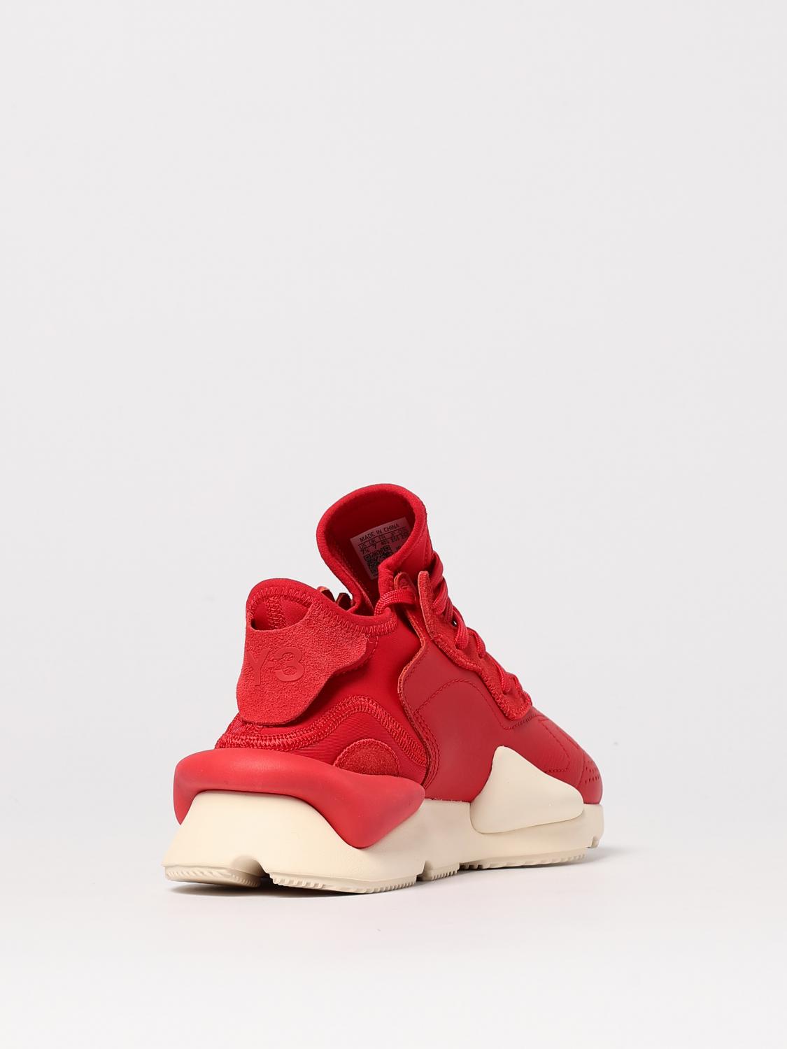 Y-3 BASKETS: Baskets homme Y-3, Rouge - Img 3
